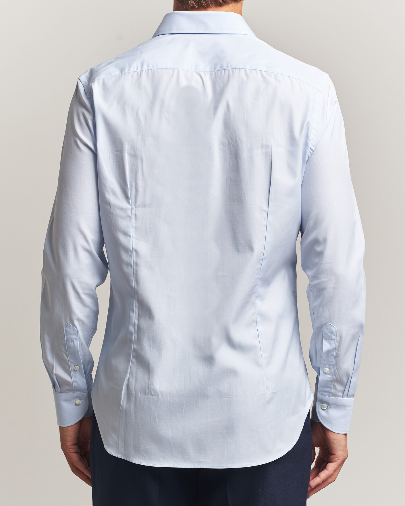 Heren | Overhemden | Canali | Slim Fit Dress Shirt Light Blue Check