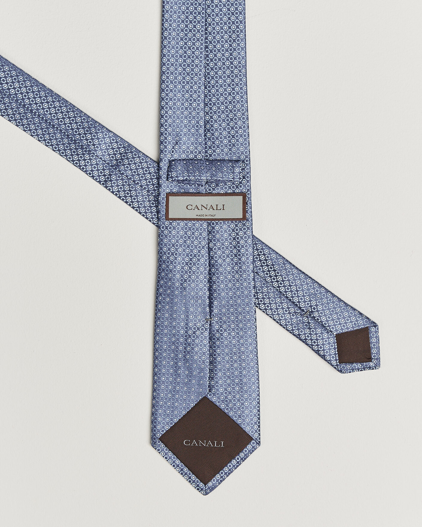 Heren | Stropdassen | Canali | Jacquard Silk Tie Sky Blue