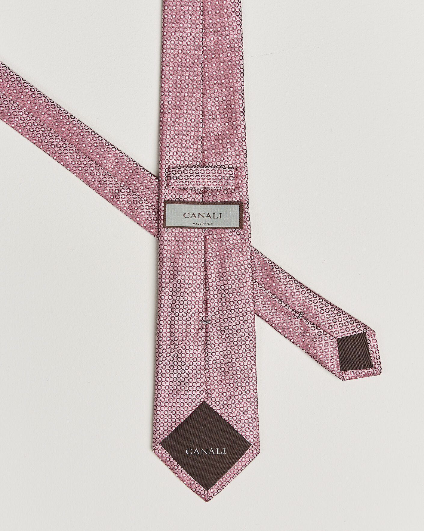 Heren | Stropdassen | Canali | Jacquard Silk Tie Rosa