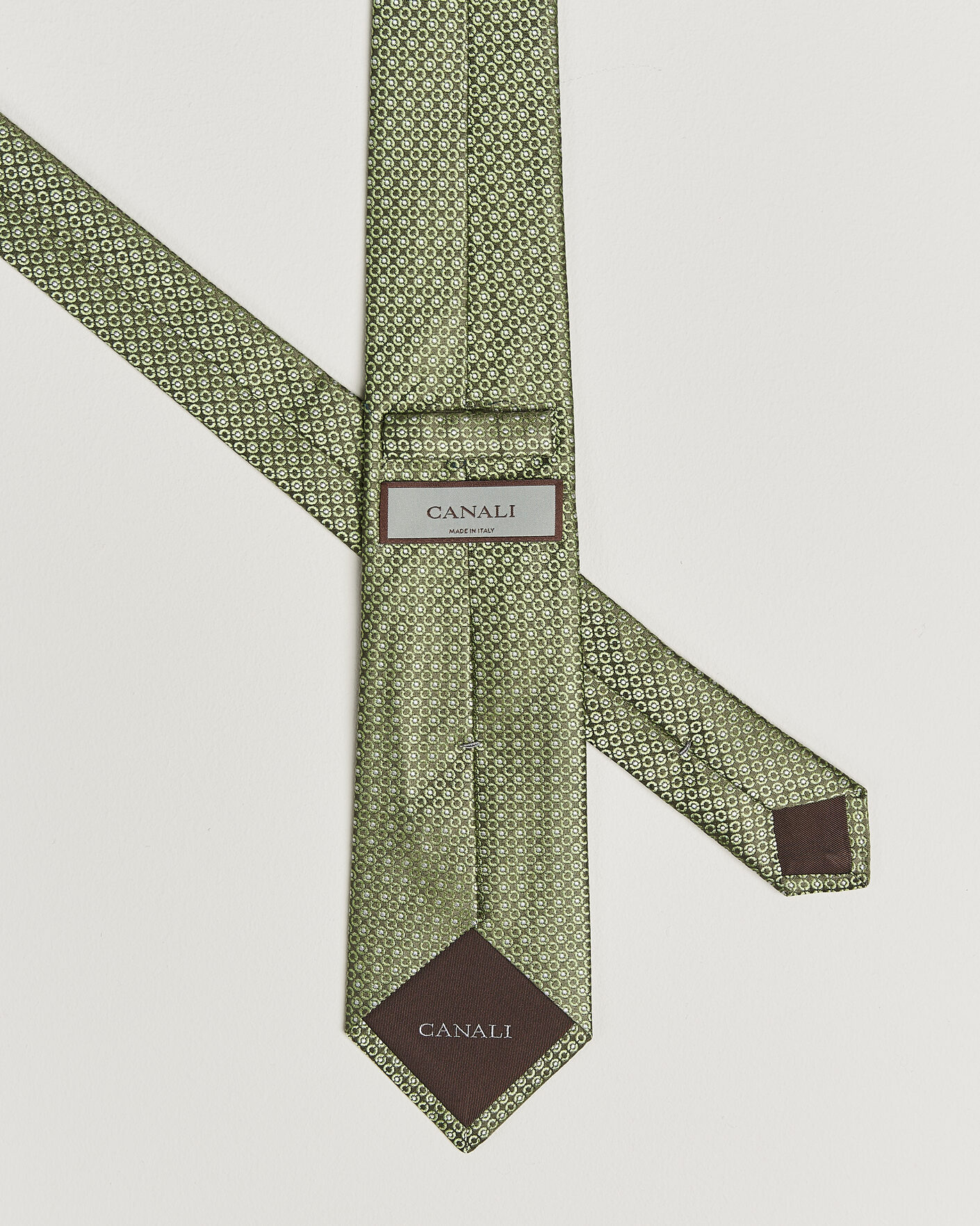 Heren | Stropdassen | Canali | Jacquard Silk Tie Grass Green