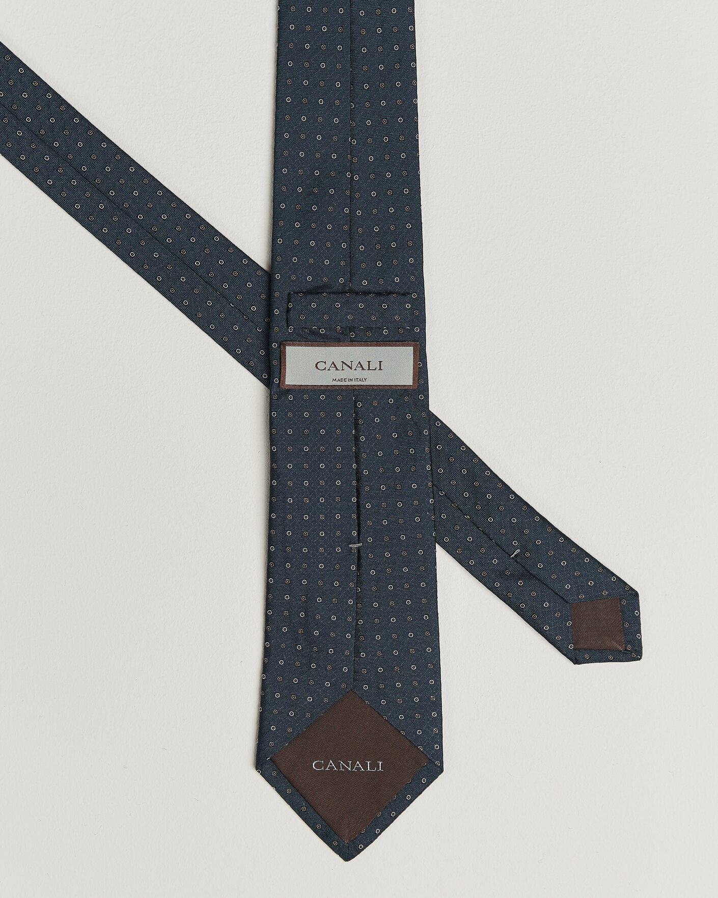 Heren | Stropdassen | Canali | Jacquard Silk Tie Dark Green