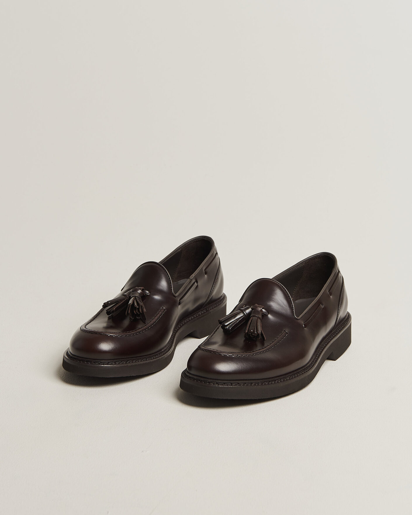 Heren | Instappers | Canali | Tassel Loafers Dark Brown Calf