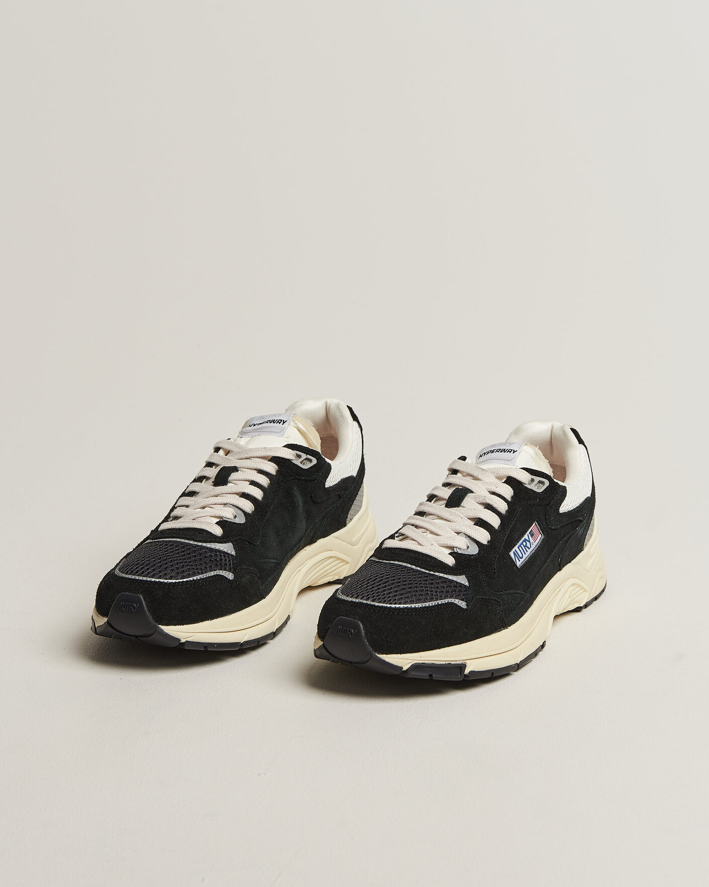 Heren | Sneakers | Autry | Hyperway Low Suede Running Sneaker Navy