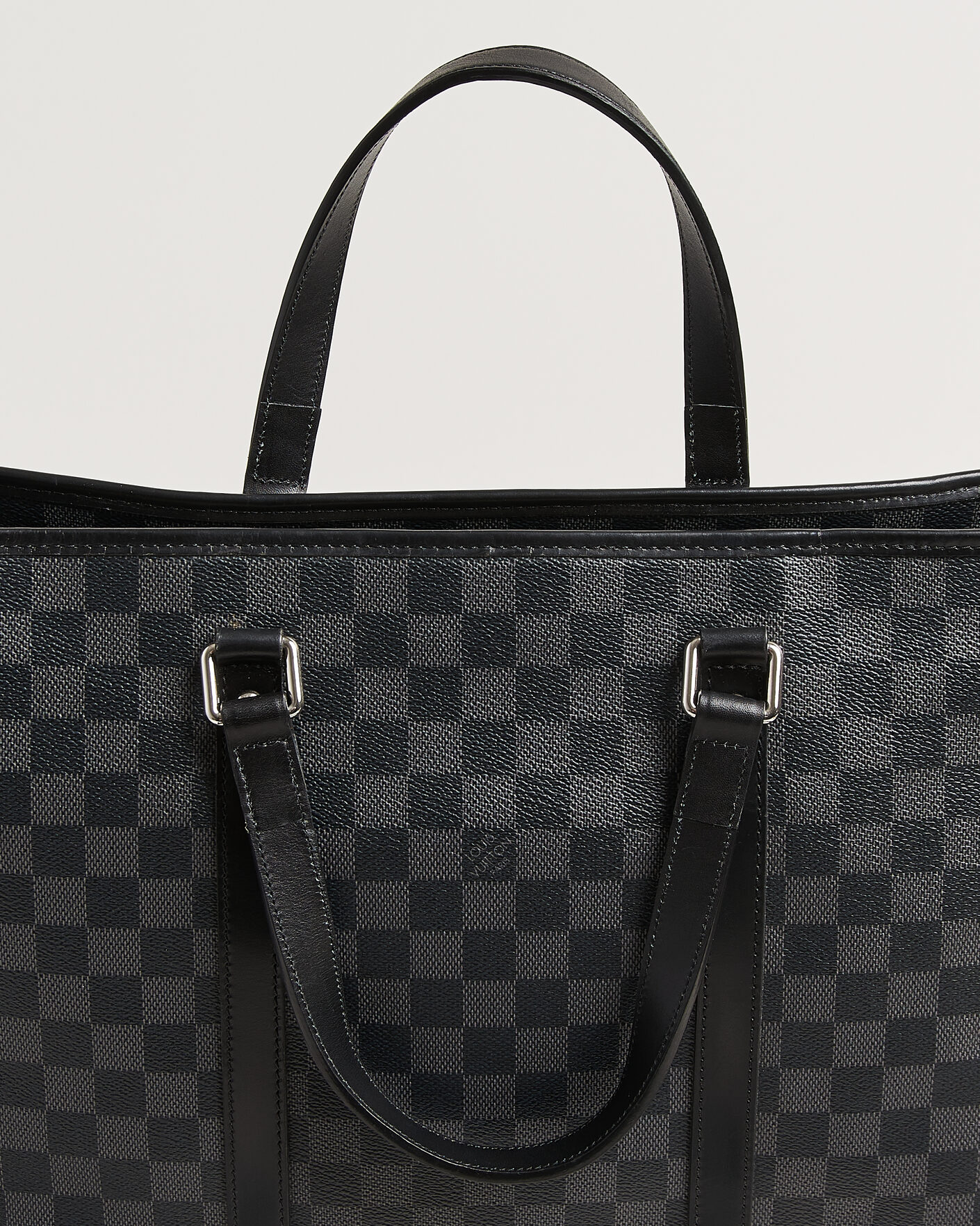 Heren | Pre-Owned & Vintage Bags | Louis Vuitton Pre-Owned | Tadao Tote Bag Damier Graphite