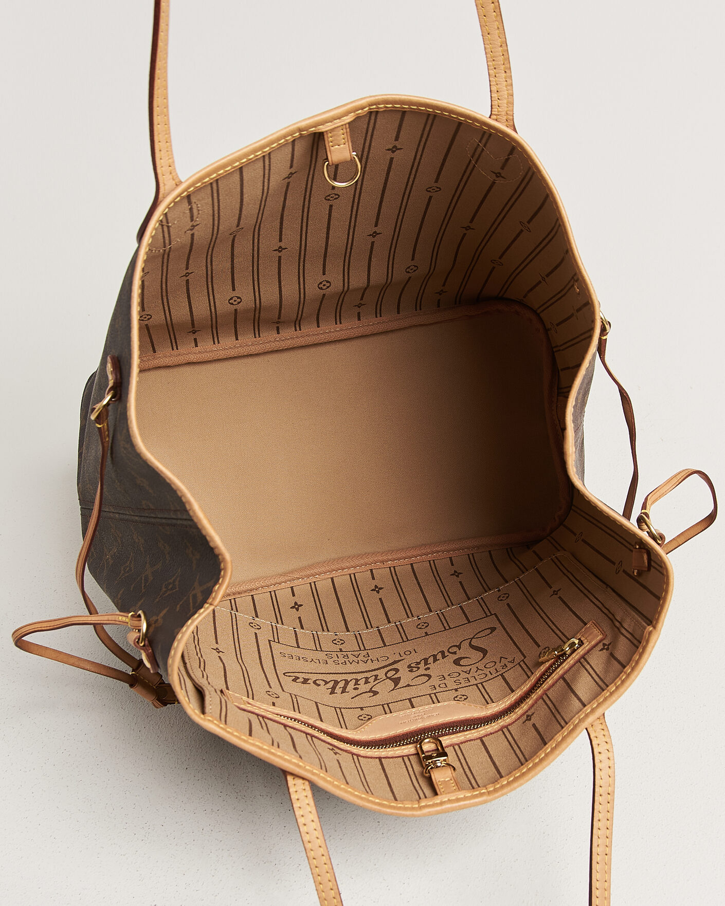 Heren | Pre-Owned & Vintage Bags | Louis Vuitton Pre-Owned | Neverfull MM Monogram