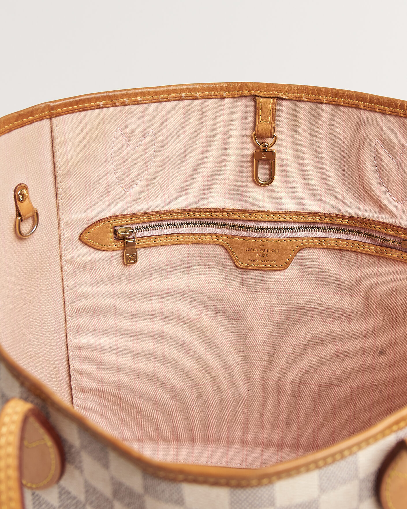 Heren | Pre-Owned & Vintage Bags | Louis Vuitton Pre-Owned | Neverfull MM Damier Azur