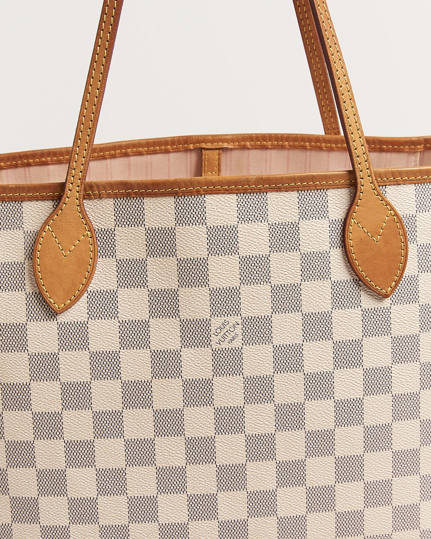 Heren | Pre-Owned & Vintage Bags | Louis Vuitton Pre-Owned | Neverfull MM Damier Azur