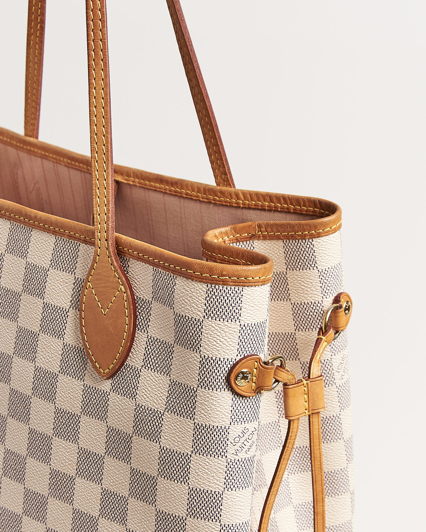 Heren | Pre-Owned & Vintage Bags | Louis Vuitton Pre-Owned | Neverfull MM Damier Azur