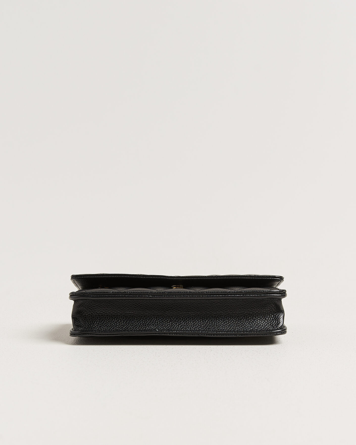 Heren | Pre-Owned & Vintage Bags | Chanel Pre-Owned | Wallet On Chain Caviar Leather Black