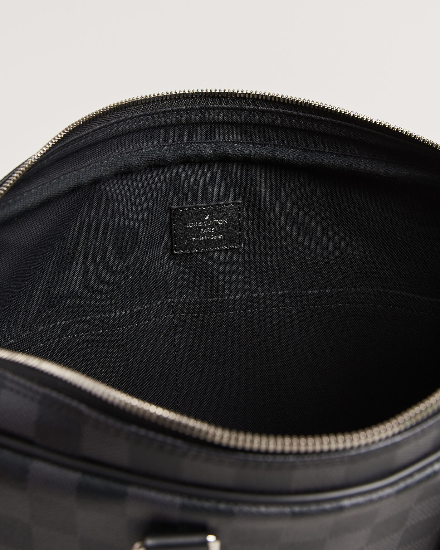 Heren | Pre-Owned & Vintage Bags | Louis Vuitton Pre-Owned | Porte Documents Damier Graphite