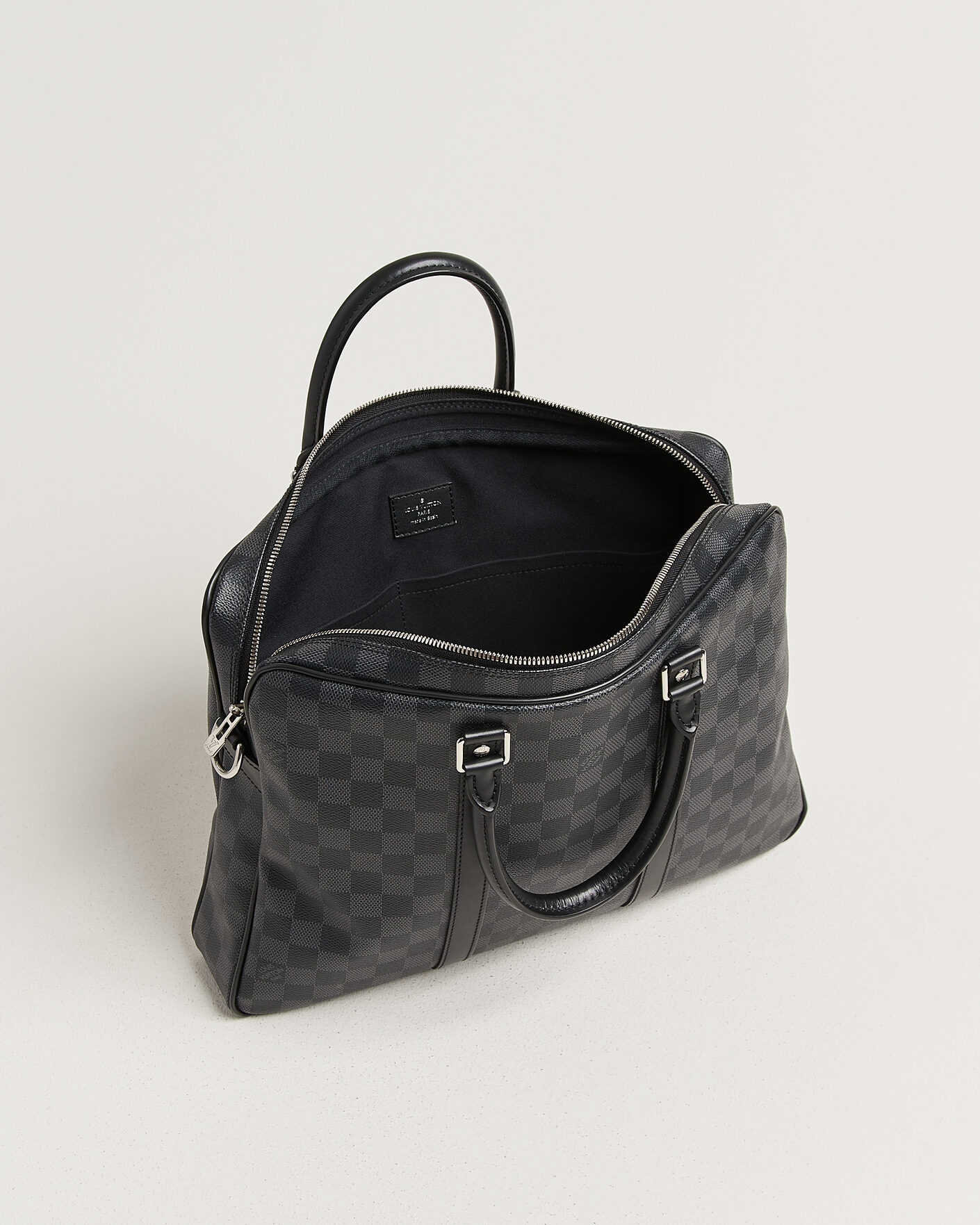 Heren | Louis Vuitton Pre-Owned Porte Documents Damier Graphite | Louis Vuitton Pre-Owned | Porte Documents Damier Graphite