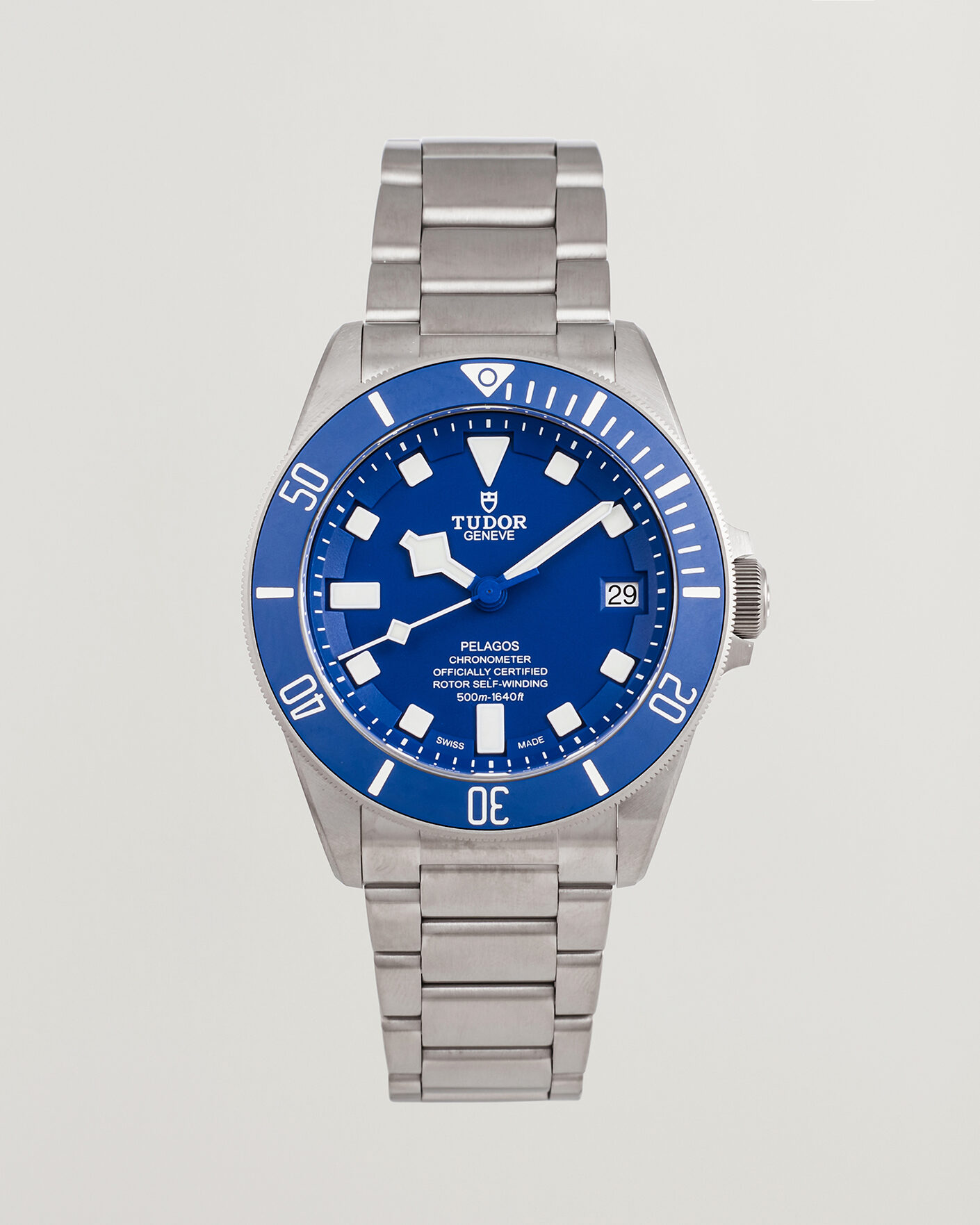 Heren | Pre-Owned & Vintage Watches | Tudor Pre-Owned | Pelagos Blue Titan
