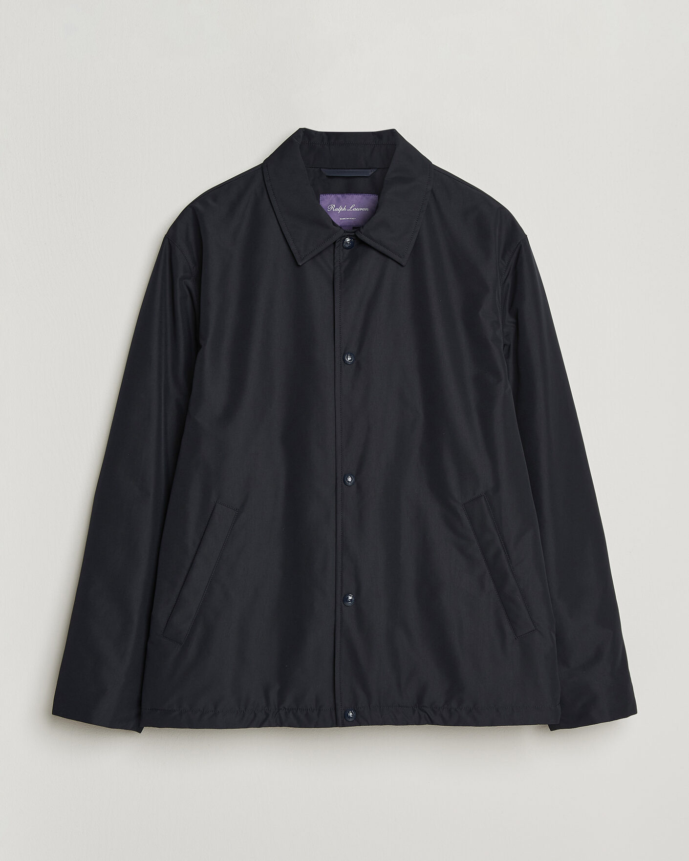 Heren | Jassen | Ralph Lauren Purple Label | Nylon Bomber Jacket Racing Navy