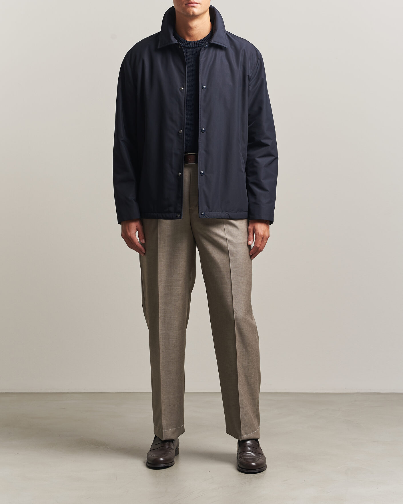 Heren | Jassen | Ralph Lauren Purple Label | Nylon Bomber Jacket Racing Navy