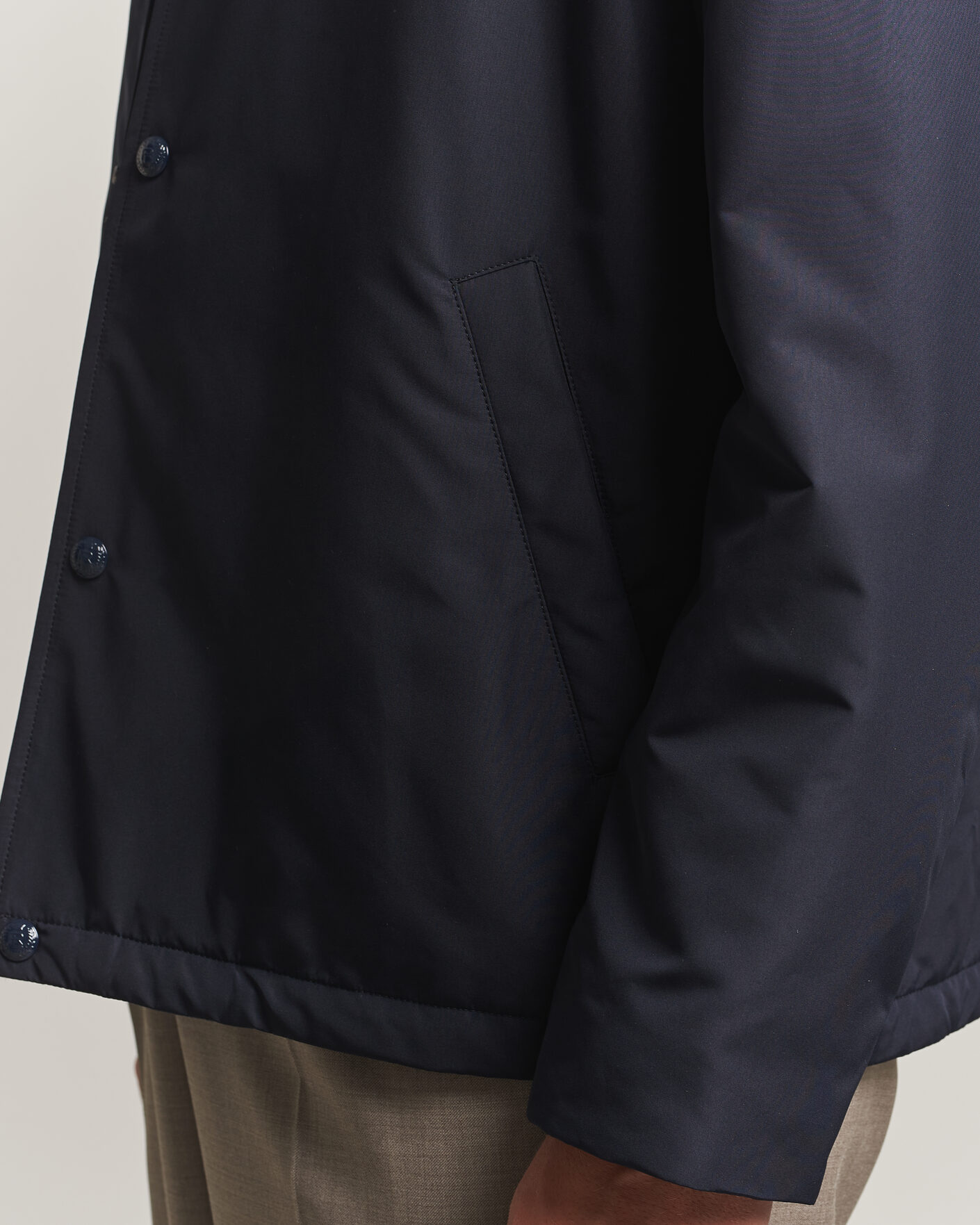 Heren | Jassen | Ralph Lauren Purple Label | Nylon Bomber Jacket Racing Navy