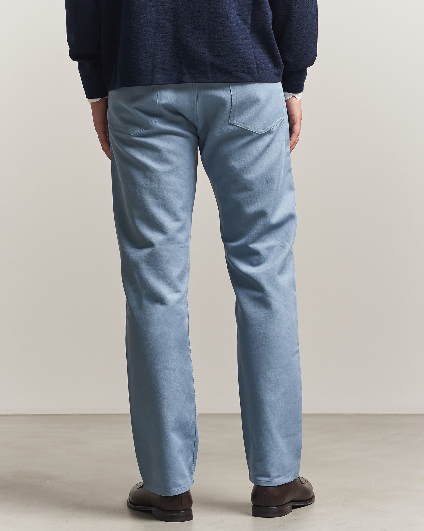 Heren | Broeken | Ralph Lauren Purple Label | 5-Pocket Italian Denim Pants Winward Blue