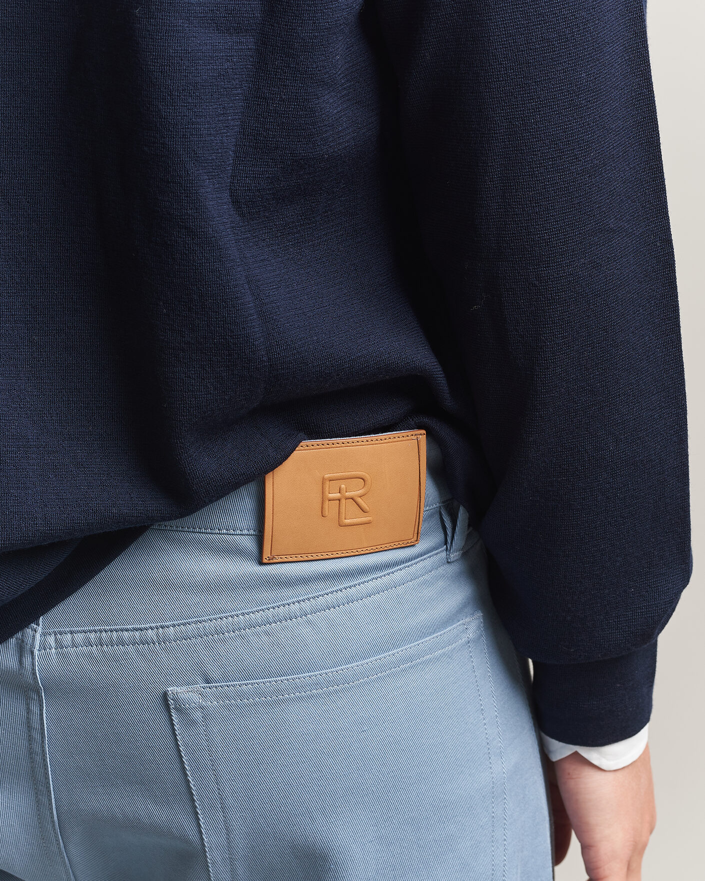 Heren | Broeken | Ralph Lauren Purple Label | 5-Pocket Italian Denim Pants Winward Blue