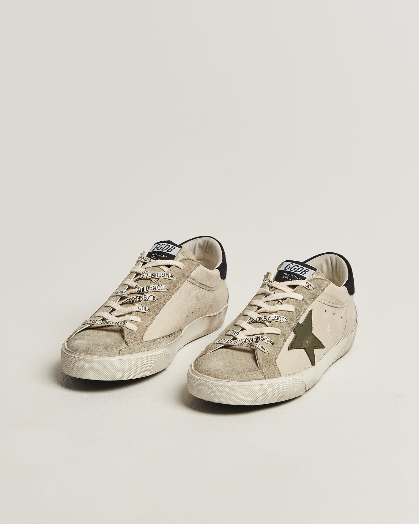 Heren | Sneakers | Golden Goose | Super-Star Sneakers Cream/Grey
