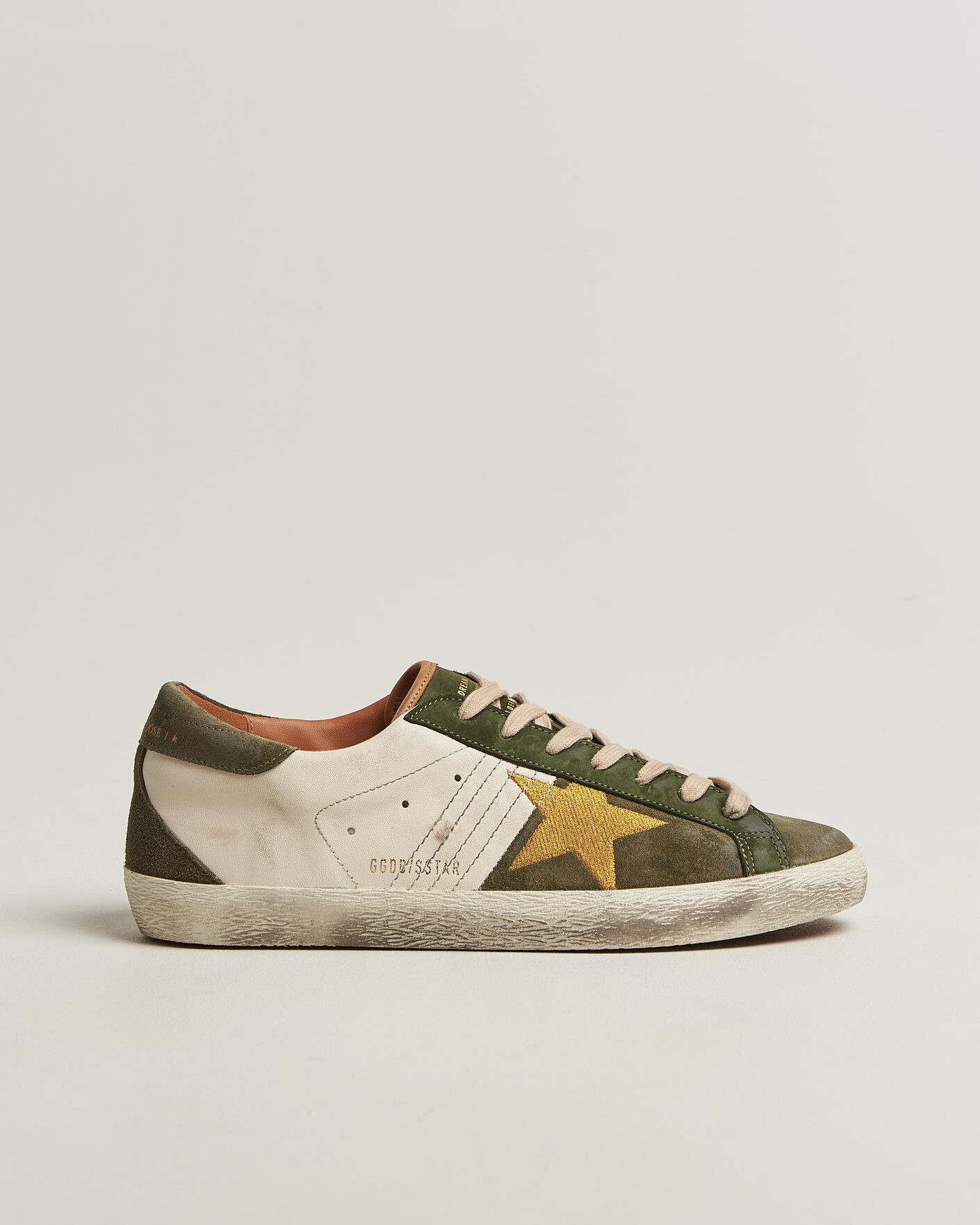 Heren | Sneakers | Golden Goose | Super-Star Sneakers Cream/Olive