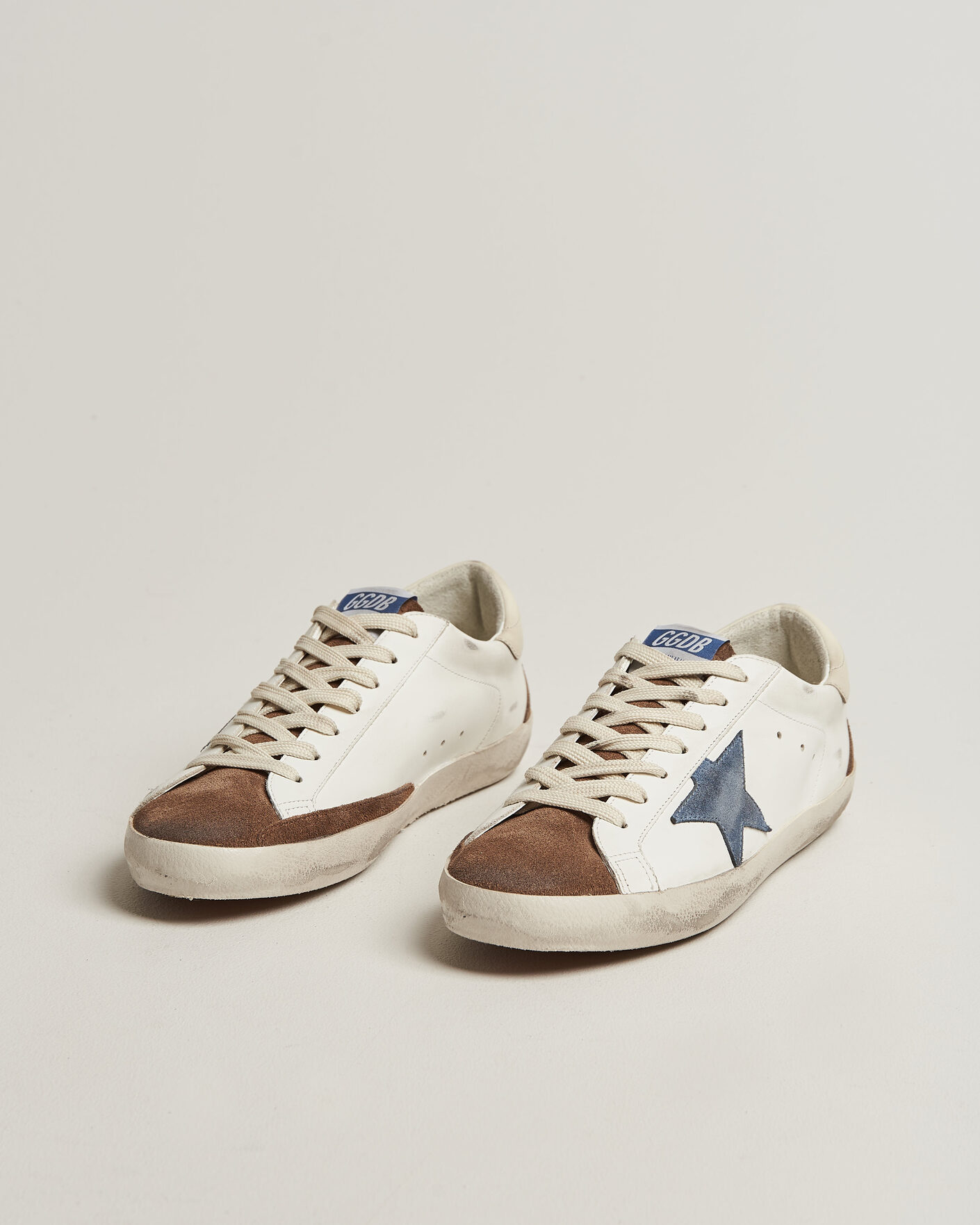 Heren | Sneakers | Golden Goose | Super-Star Sneakers White/Denim