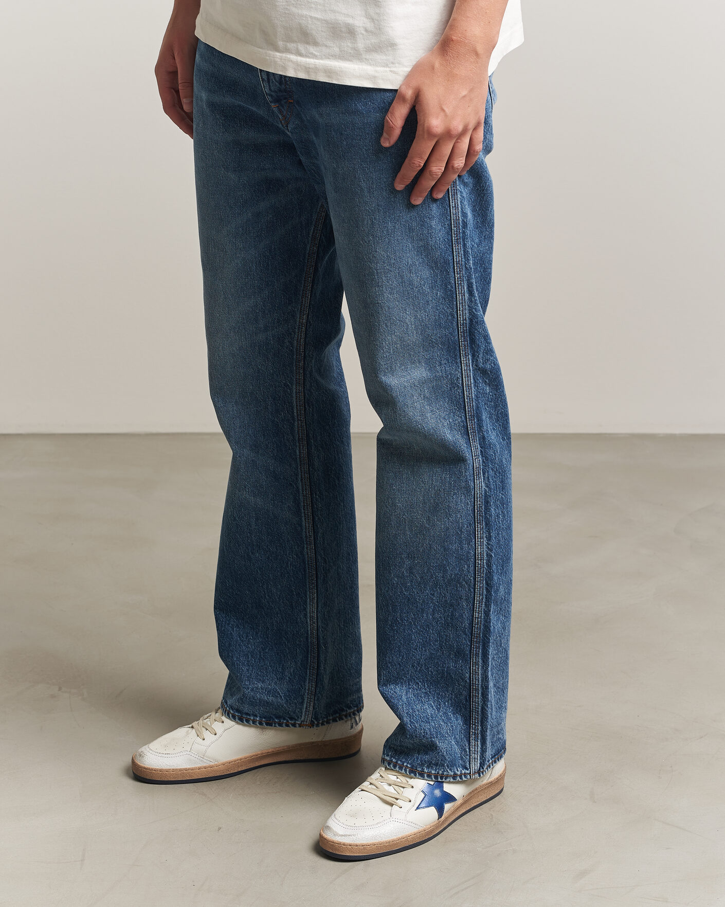 Heren | Sneakers | Golden Goose | Ball Star Sneakers White/Blue