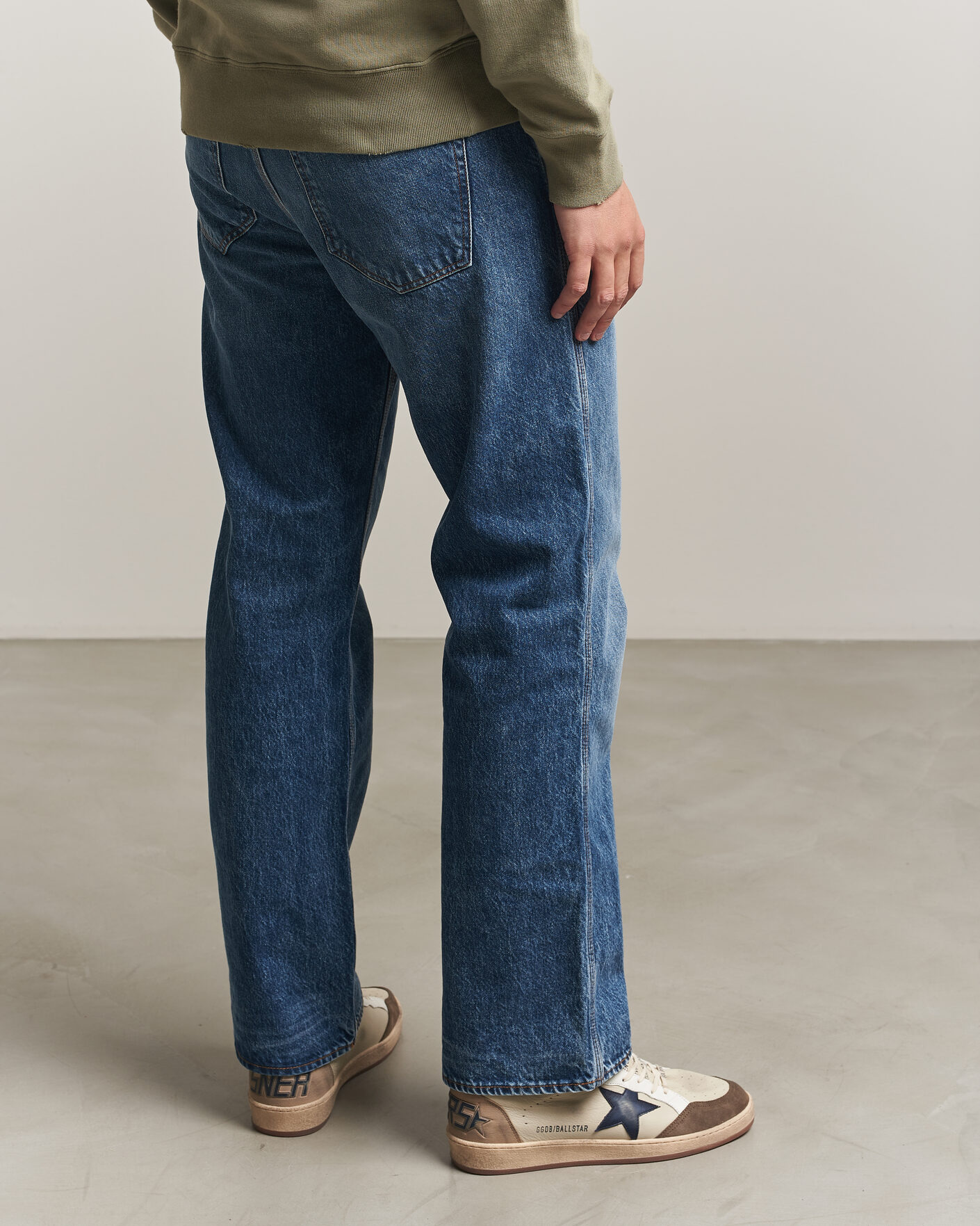 Heren | Sneakers | Golden Goose | Ball Star Sneakers Cream/Grey