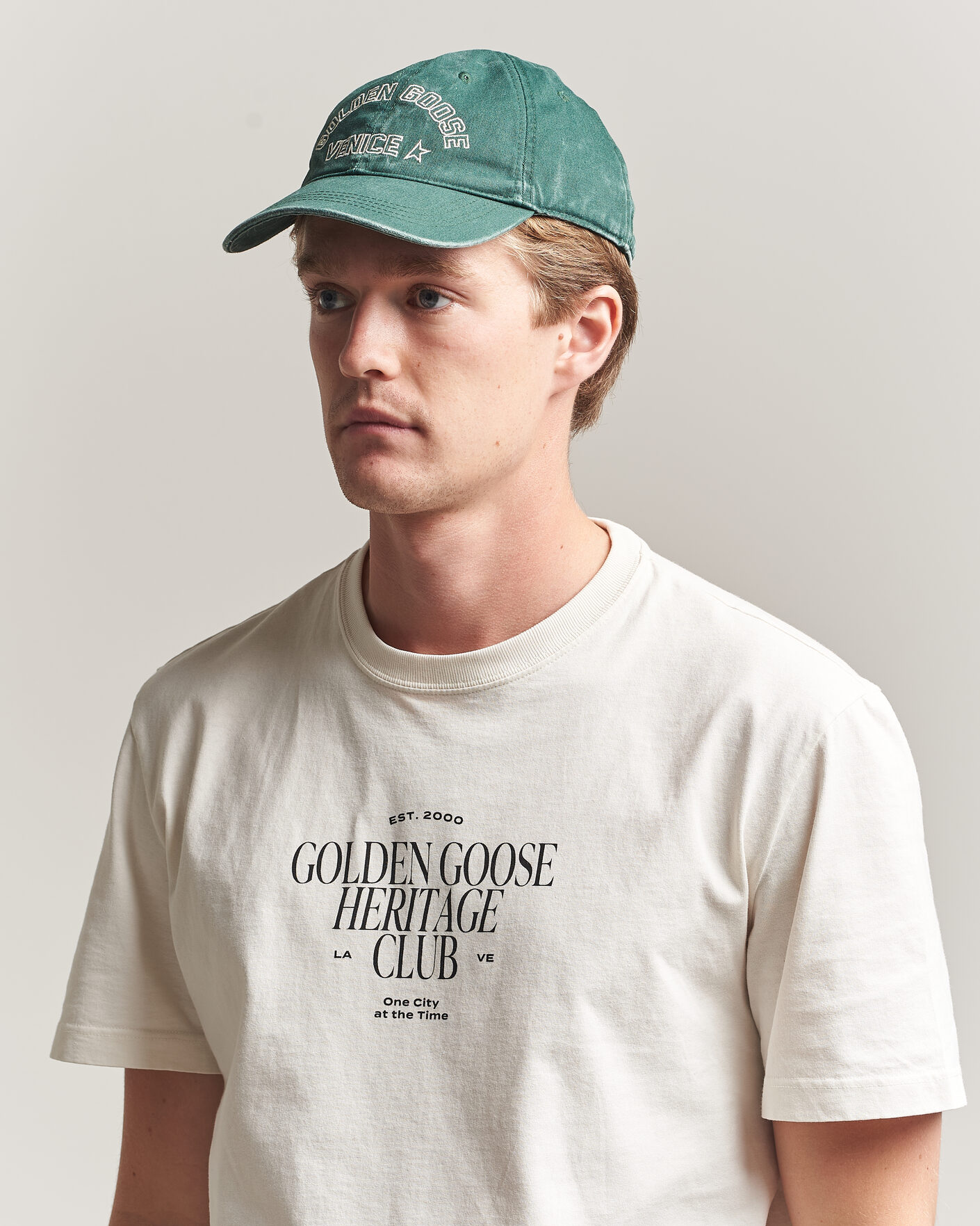 Heren | Hoeden en petten | Golden Goose | Journey Baseball Cap Pineneedle