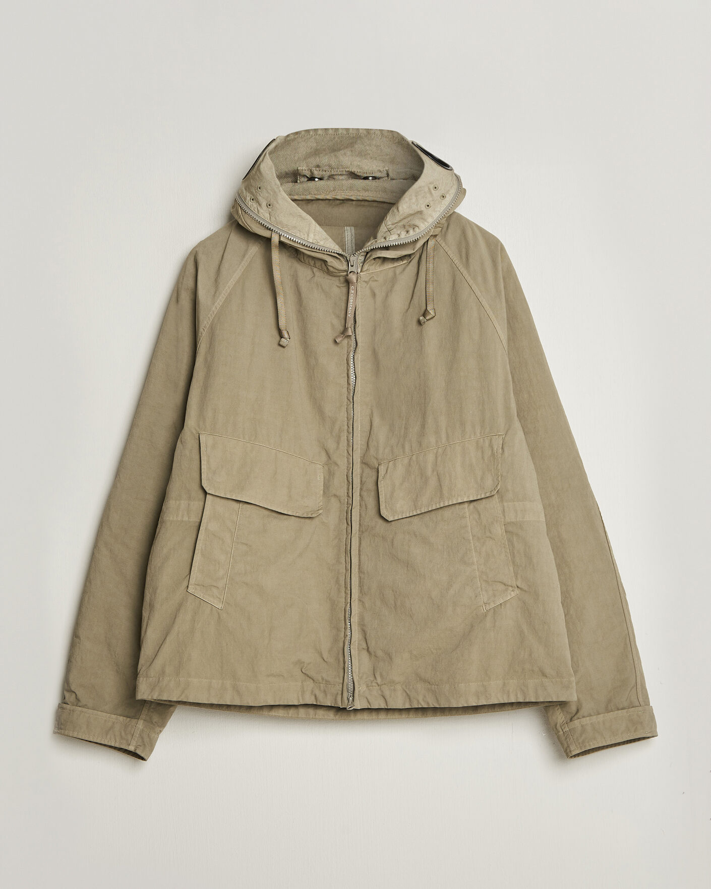 Heren | Jassen | C.P. Company | Heavy Nylon Twill Down Padded Jacket Light Grey