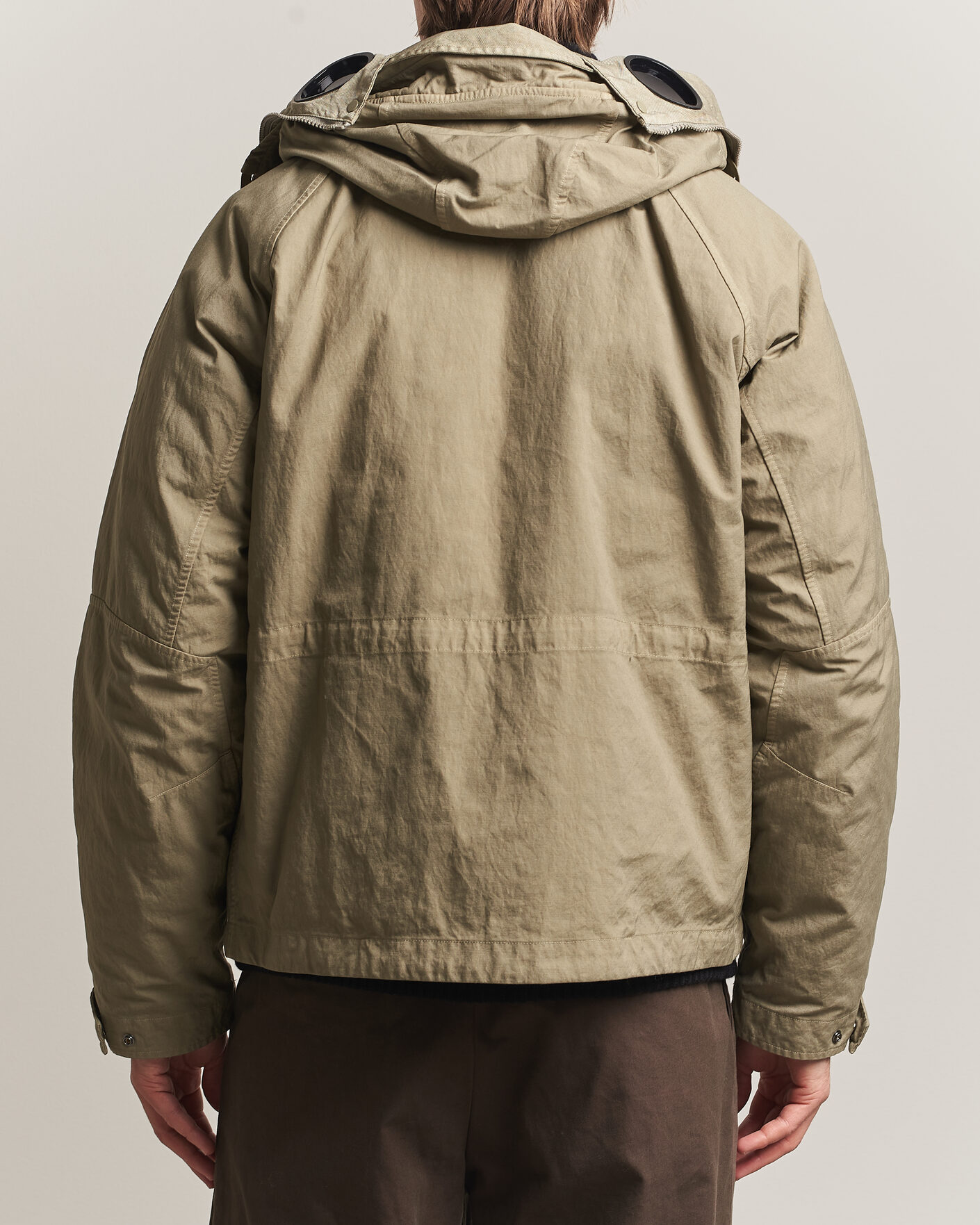 Heren | Jassen | C.P. Company | Heavy Nylon Twill Down Padded Jacket Light Grey