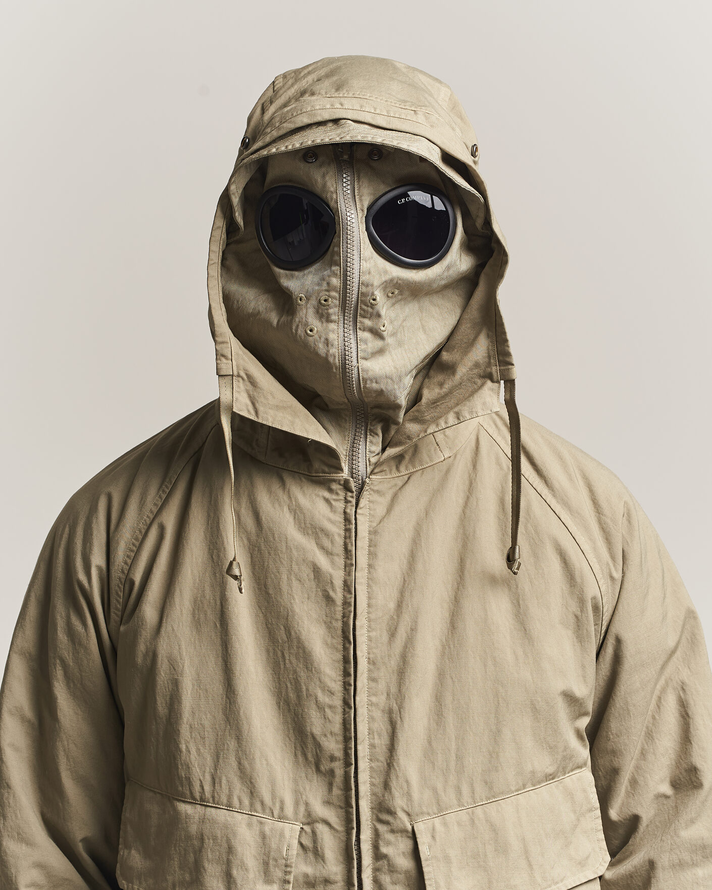 Heren | Jassen | C.P. Company | Heavy Nylon Twill Down Padded Jacket Light Grey