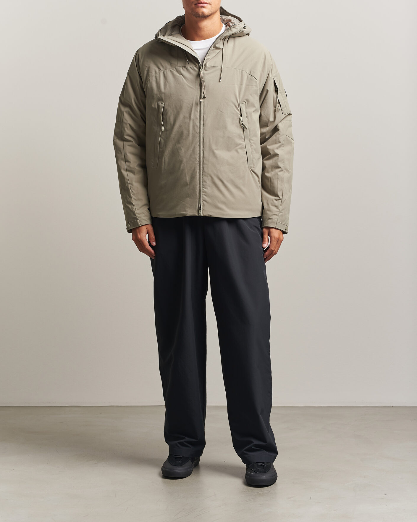Heren | Jassen | C.P. Company | Pro-Tek Lightweight Padded Hood Jacket Light Grey