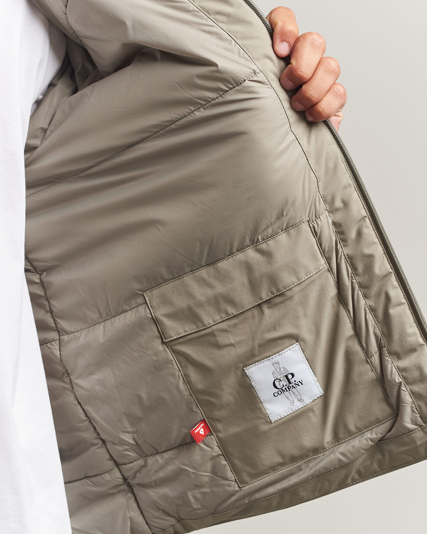 Heren | Jassen | C.P. Company | Pro-Tek Lightweight Padded Hood Jacket Light Grey