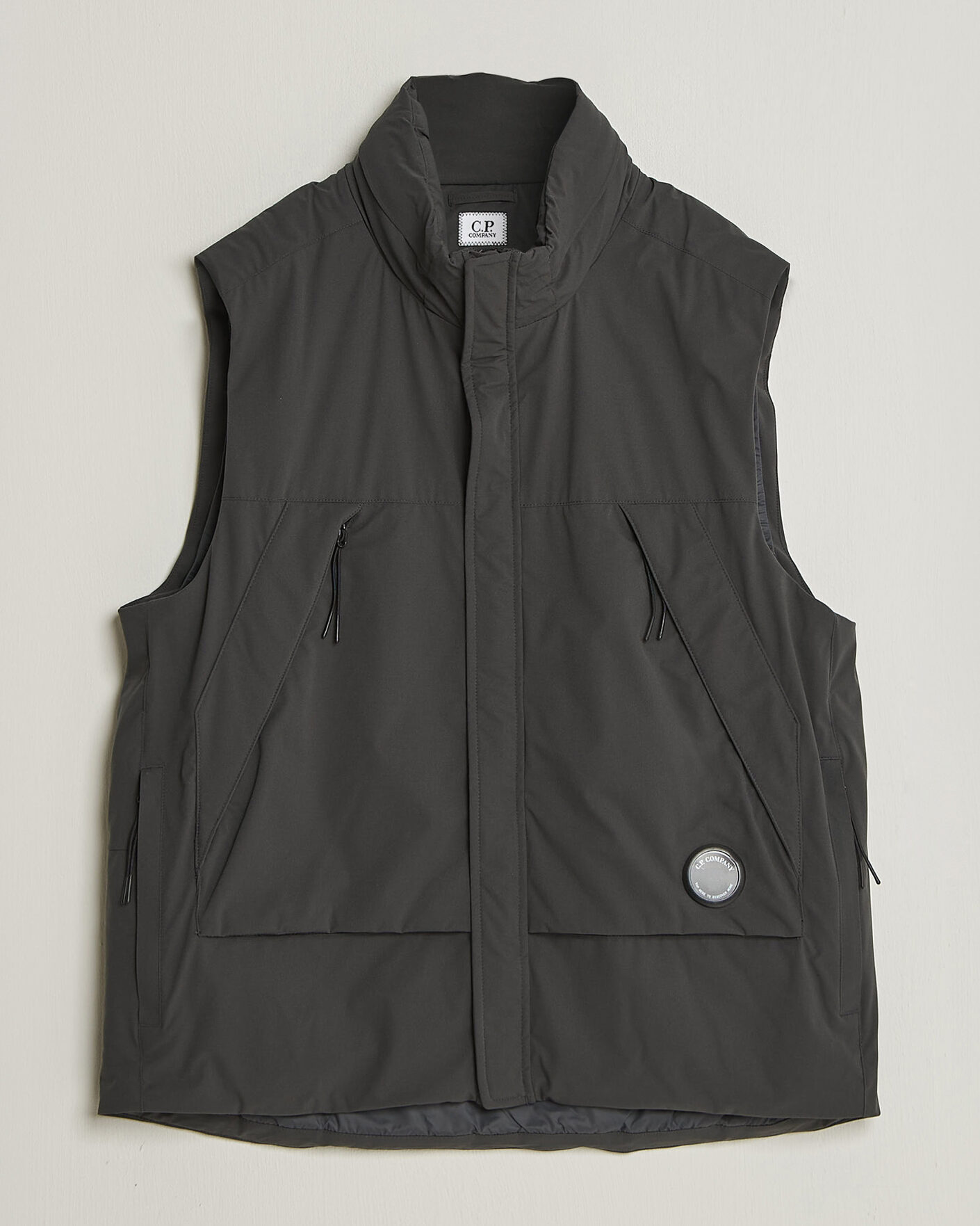 Heren | Gilets | C.P. Company | Pro-Tek Lightweight Padded Vest Dark Grey