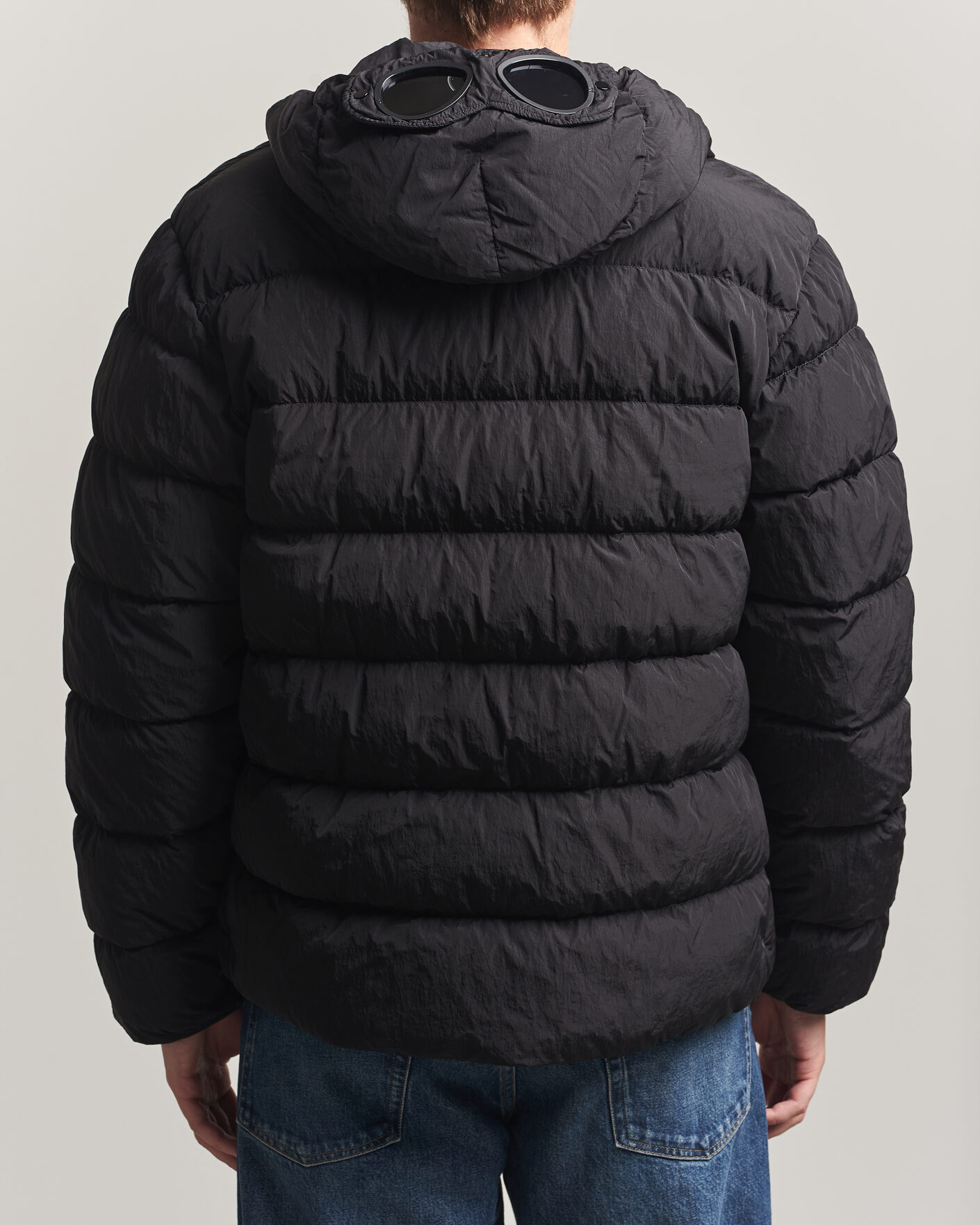 Heren | Jassen | C.P. Company | Chrome-R Goggle Down Jacket Black