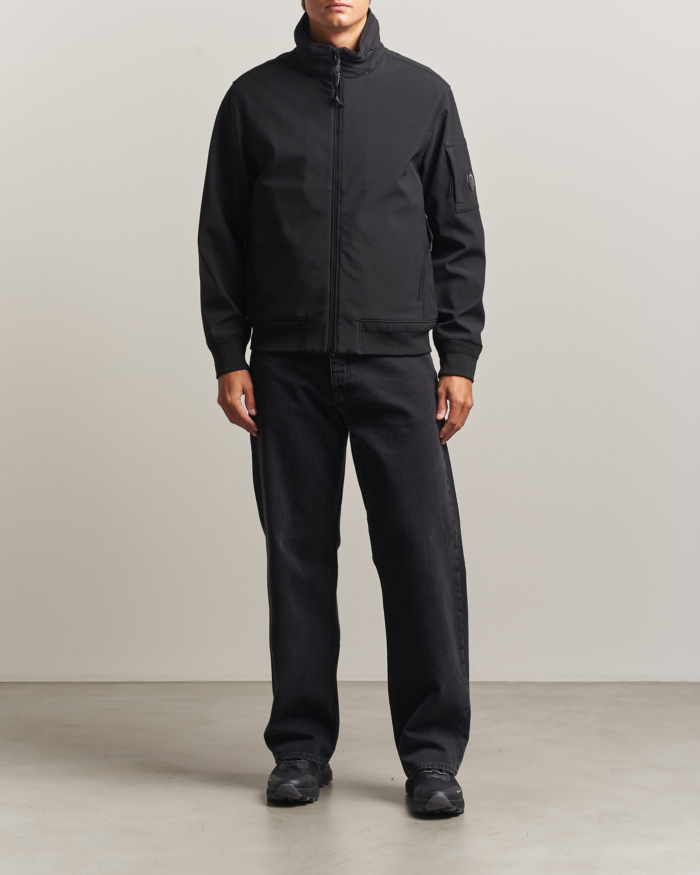 Heren | Jassen | C.P. Company | CP Shell Medium Bomber Jacket Black