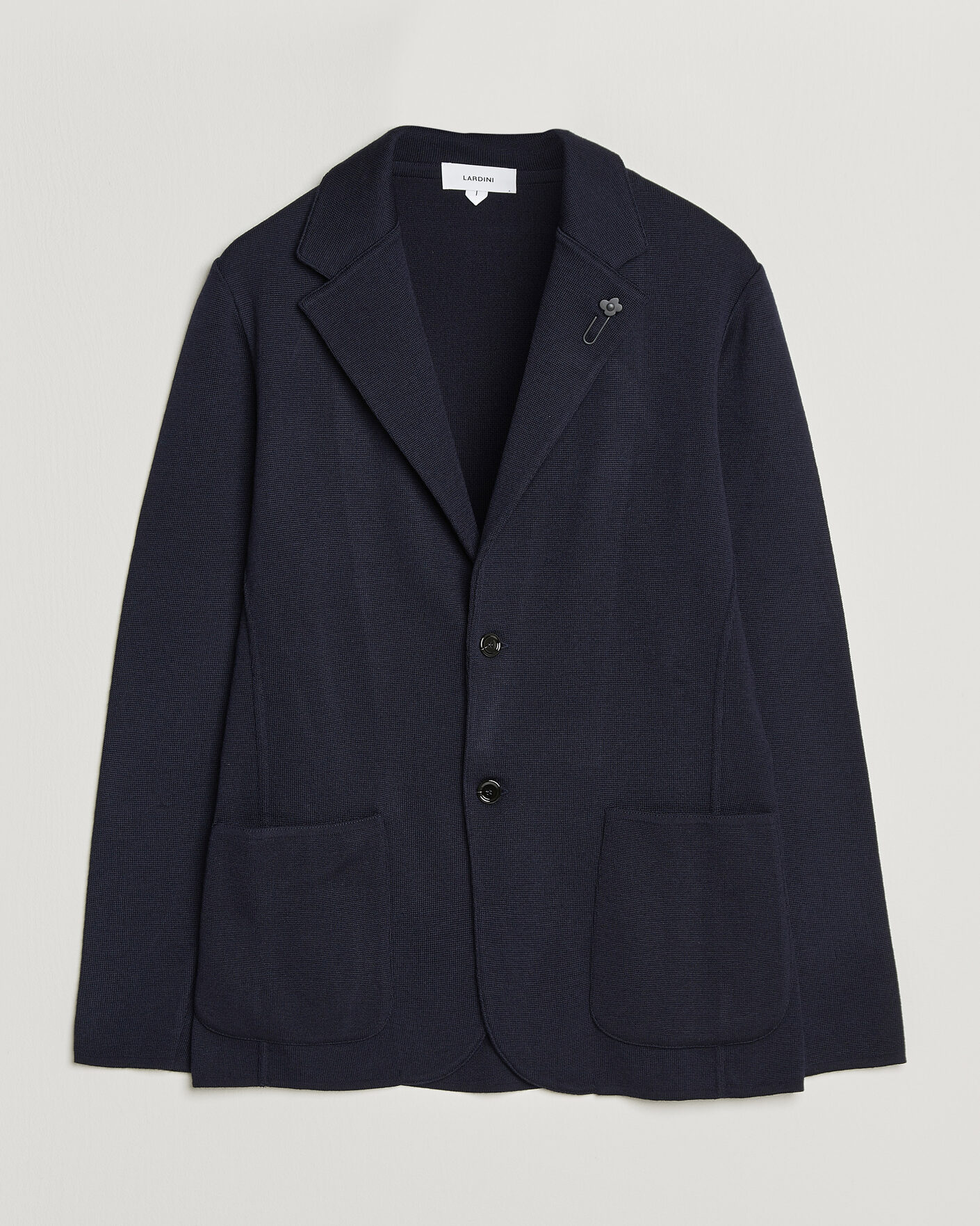 Heren | Blazers | Lardini | Knitted Wool Blazer Navy