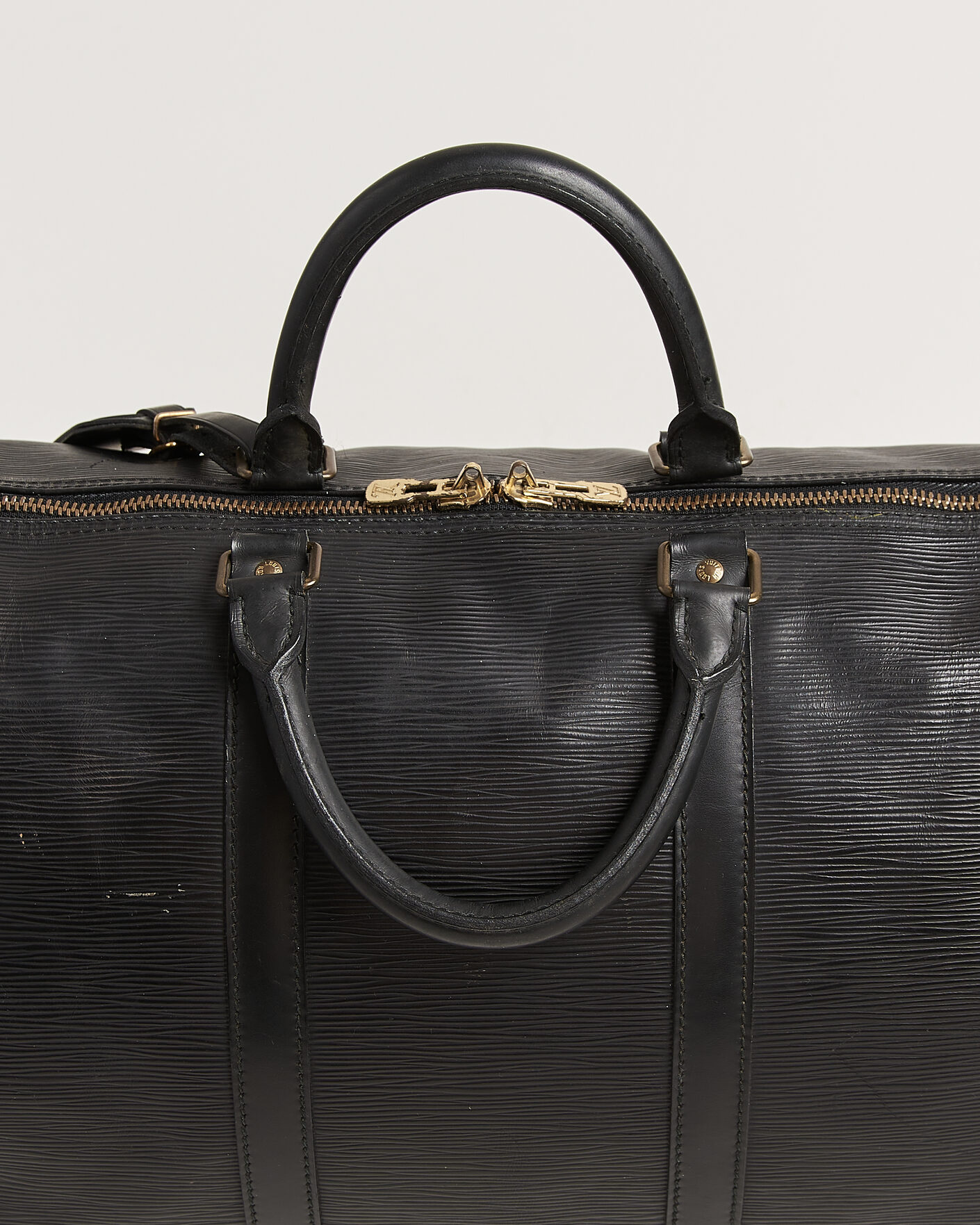 Heren | Pre-Owned & Vintage Bags | Louis Vuitton Pre-Owned | Keepall 50 Epi Leather Black