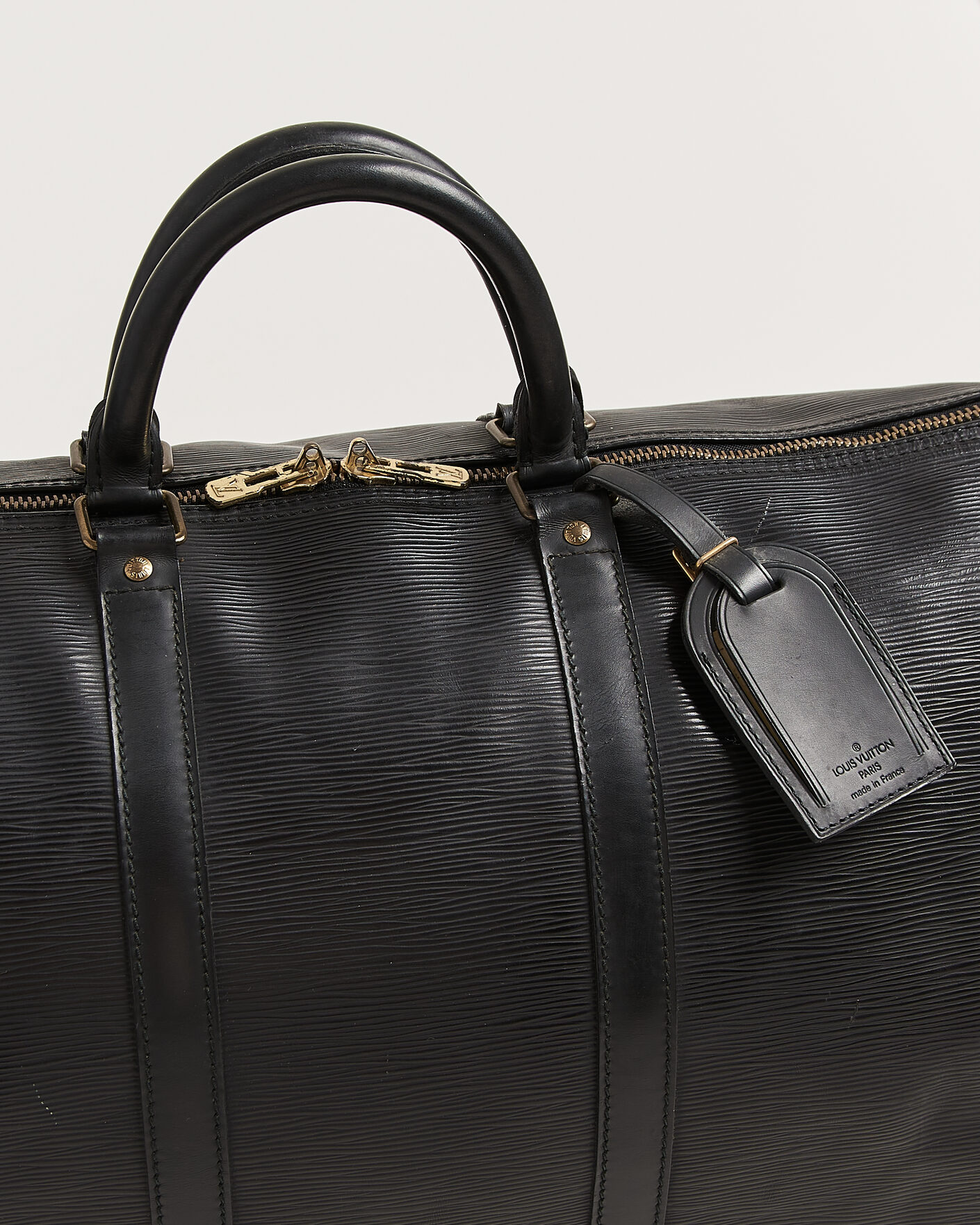 Heren | Pre-Owned & Vintage Bags | Louis Vuitton Pre-Owned | Keepall 50 Epi Leather Black