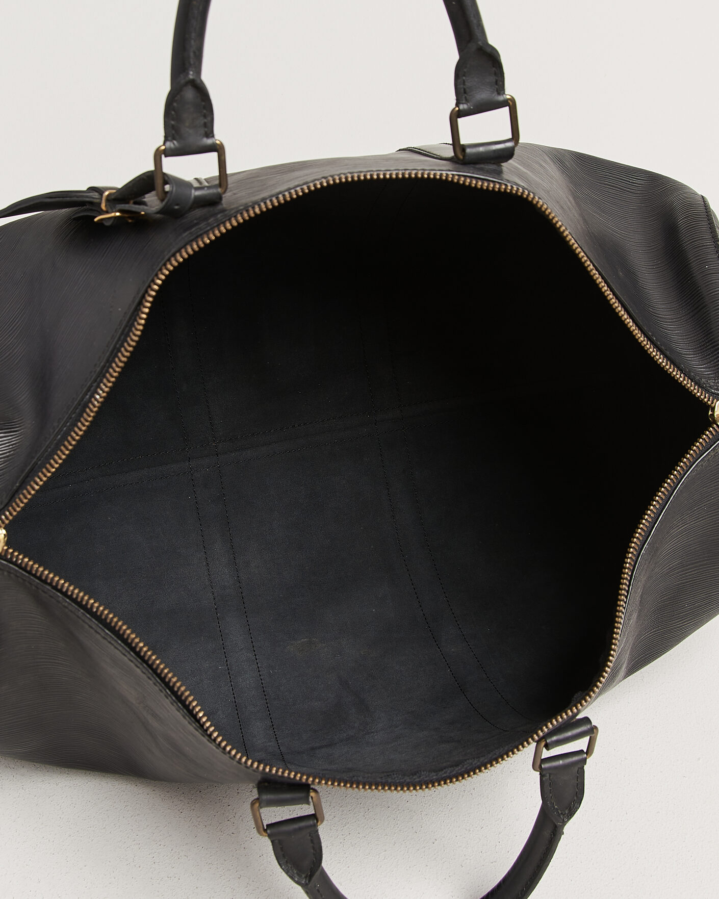 Heren | Pre-Owned & Vintage Bags | Louis Vuitton Pre-Owned | Keepall 50 Epi Leather Black