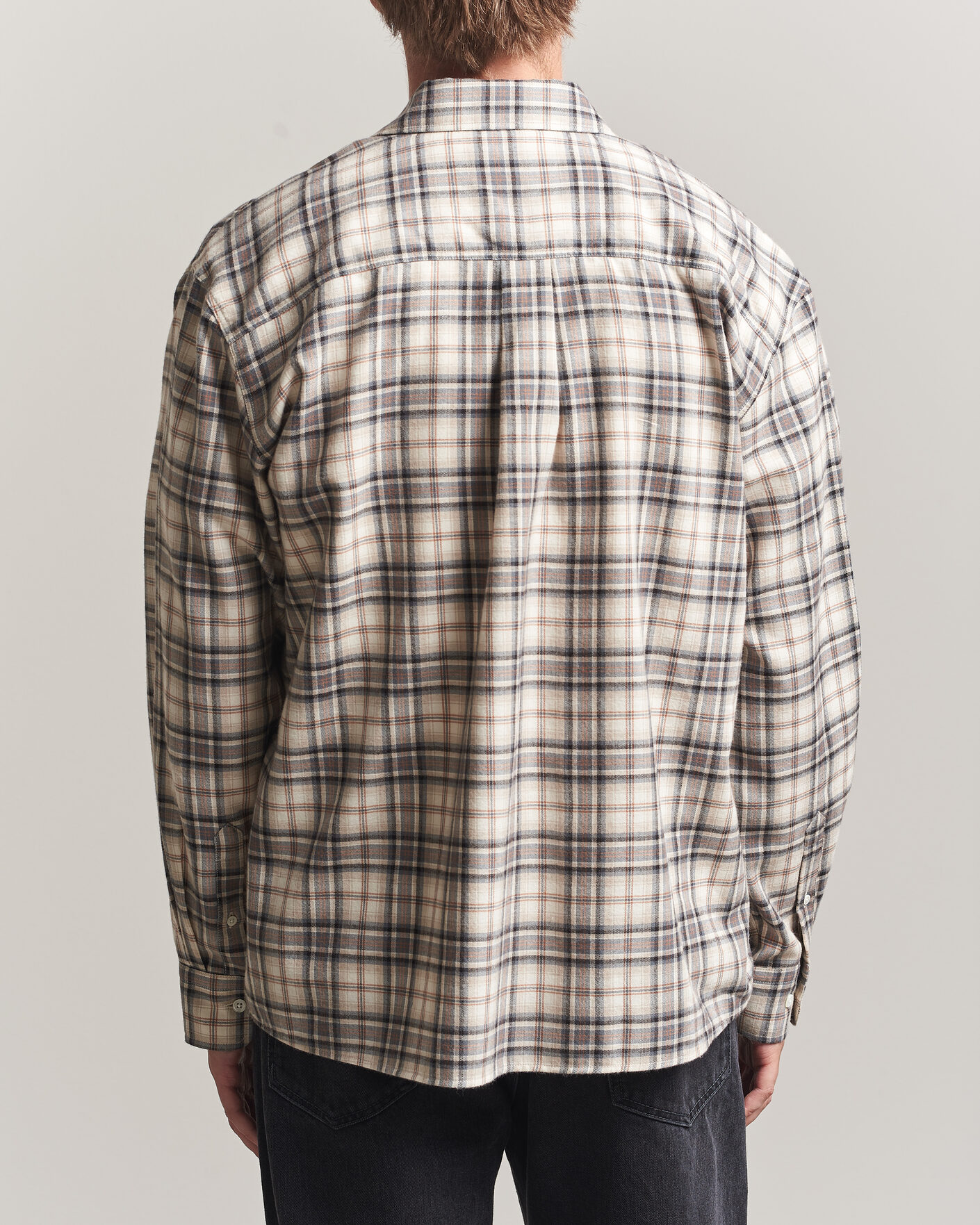 Heren | Overhemden | Jeanerica | Byron Checked Flannel Shirt Brown