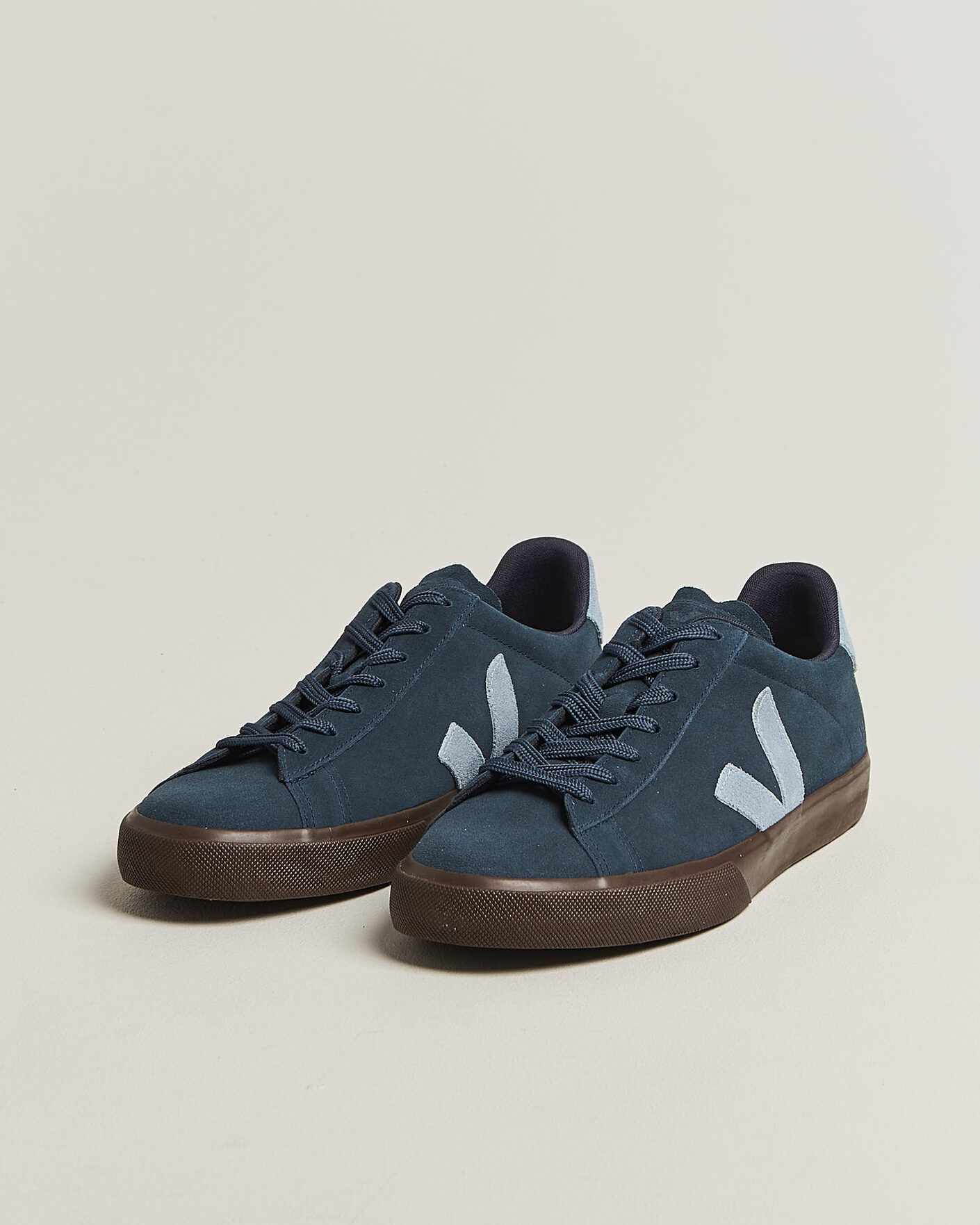 Heren | Sneakers | Veja | Campo Suede Sneaker Nautico/Steel Eagle