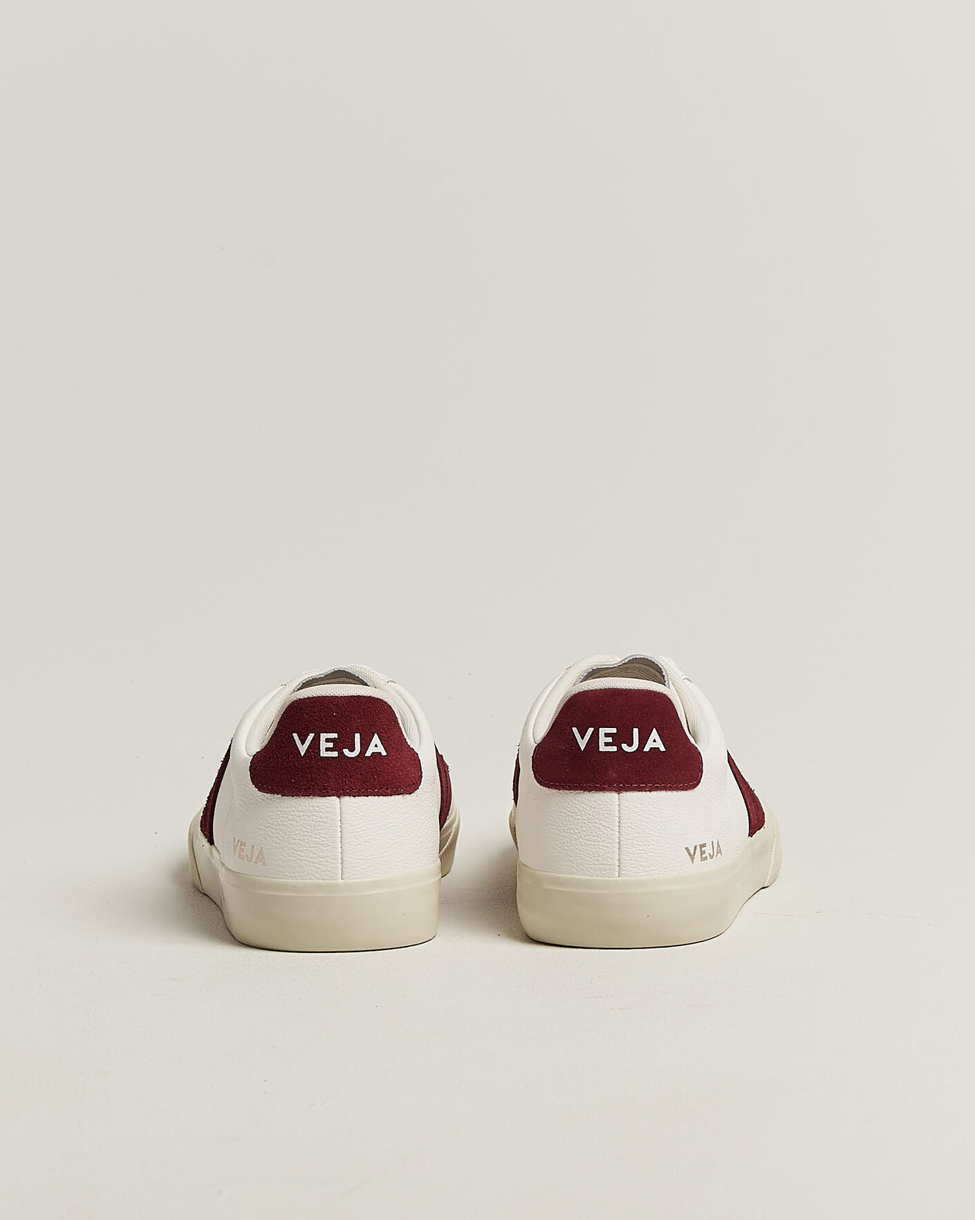 Heren | Sneakers | Veja | Campo Sneaker White/Grenat