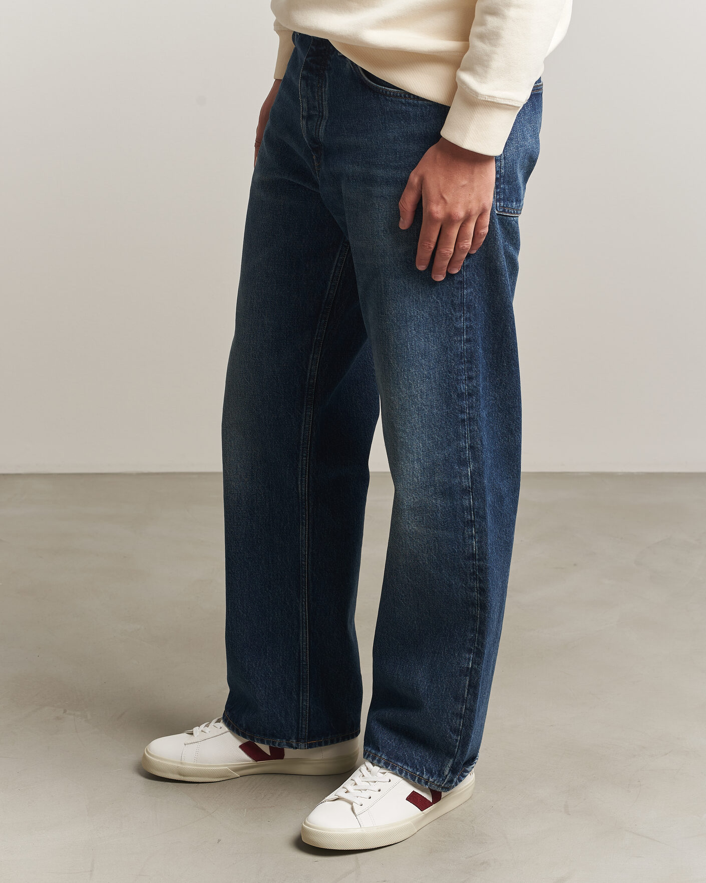 Heren | Sneakers | Veja | Campo Sneaker White/Grenat