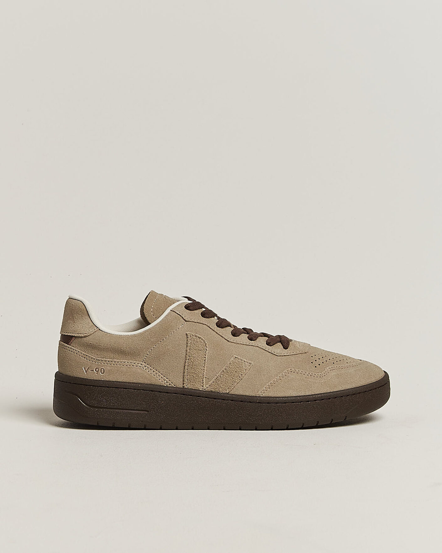 Heren | Sneakers | Veja | V-90 Suede Sneaker Taupe/Eagle
