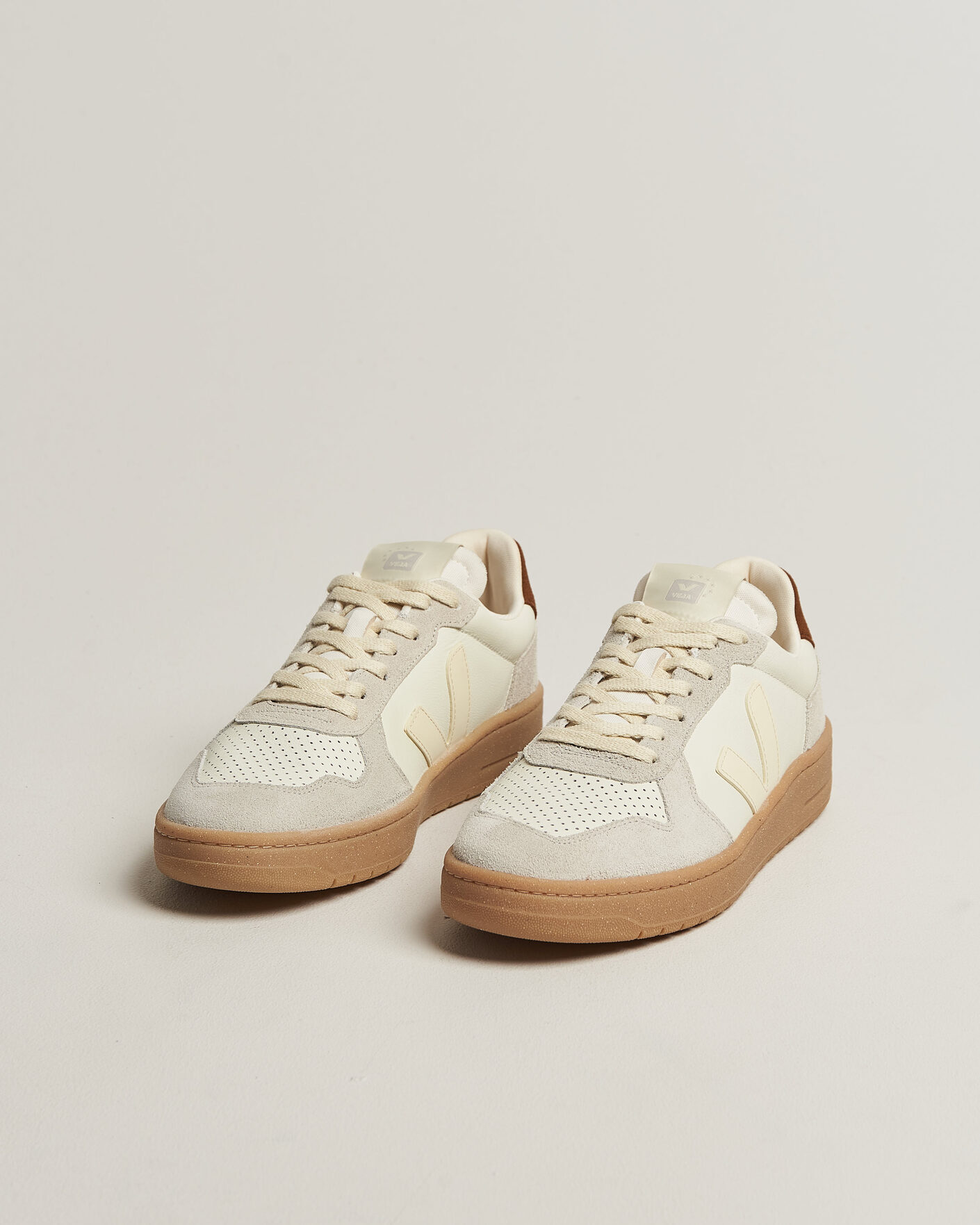 Heren | Sneakers | Veja | V-82 Sneaker Pure Calcaire/Cognac