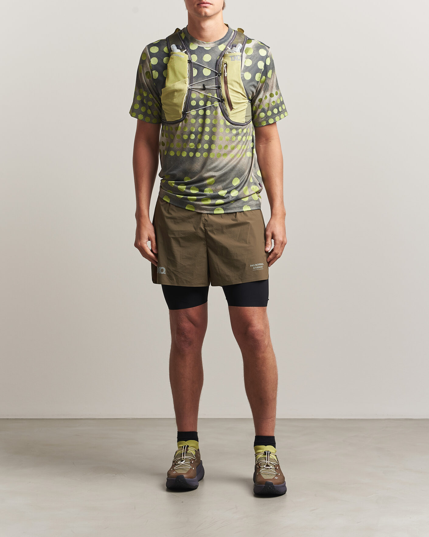 Heren | Actieve accessoires | Pas Normal Studios | X Salomon Race Skin 2 Vest Sweat Pea