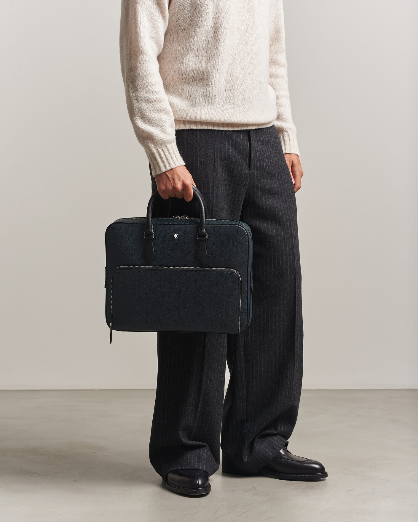 Heren | Tassen | Montblanc | Sartorial Medium Document Case Tweed Blue