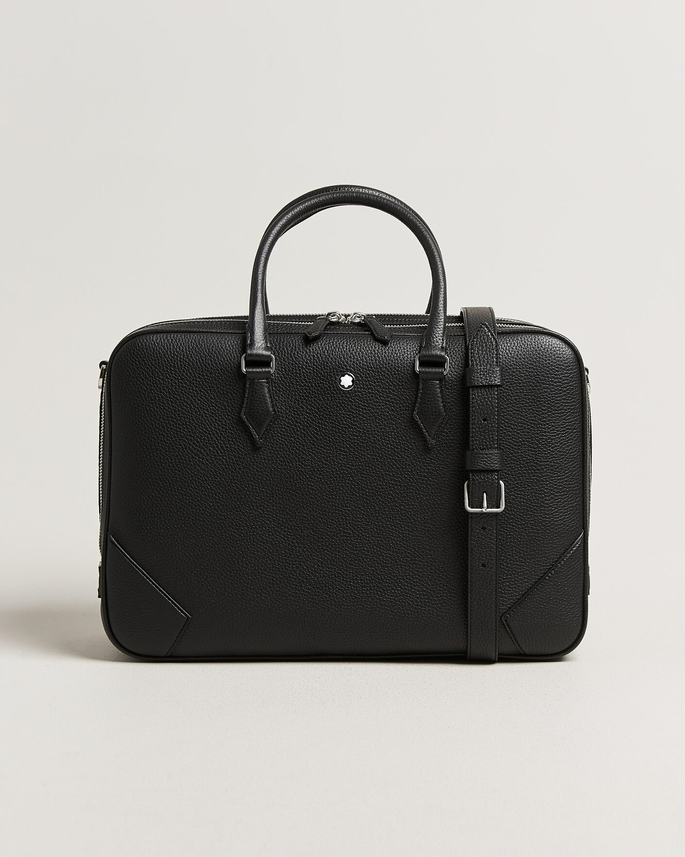 Heren | Tassen | Montblanc | Large Briefcase Grain Leather Black