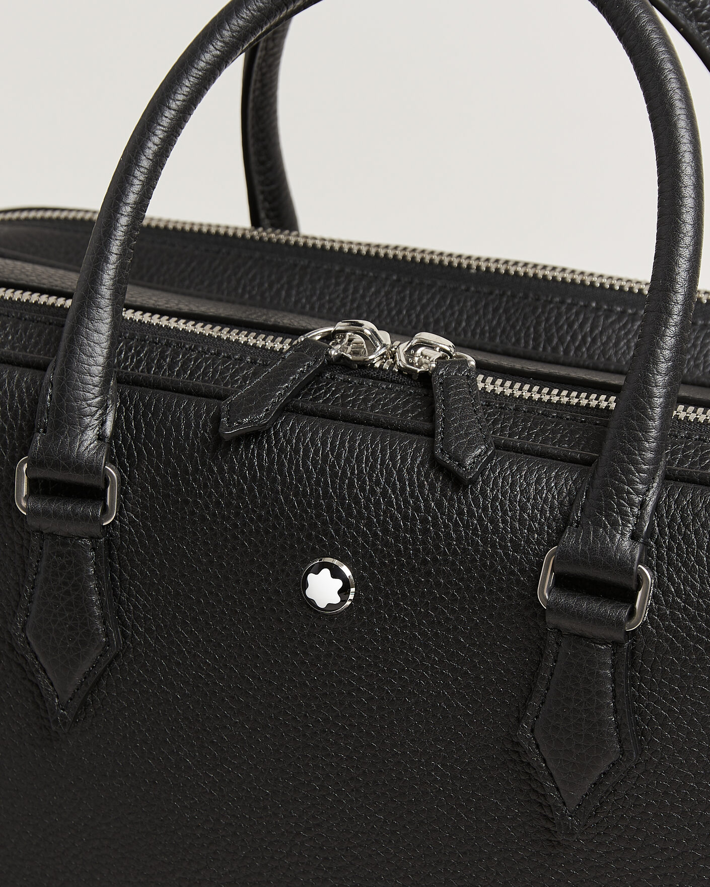 Heren | Tassen | Montblanc | Large Briefcase Grain Leather Black