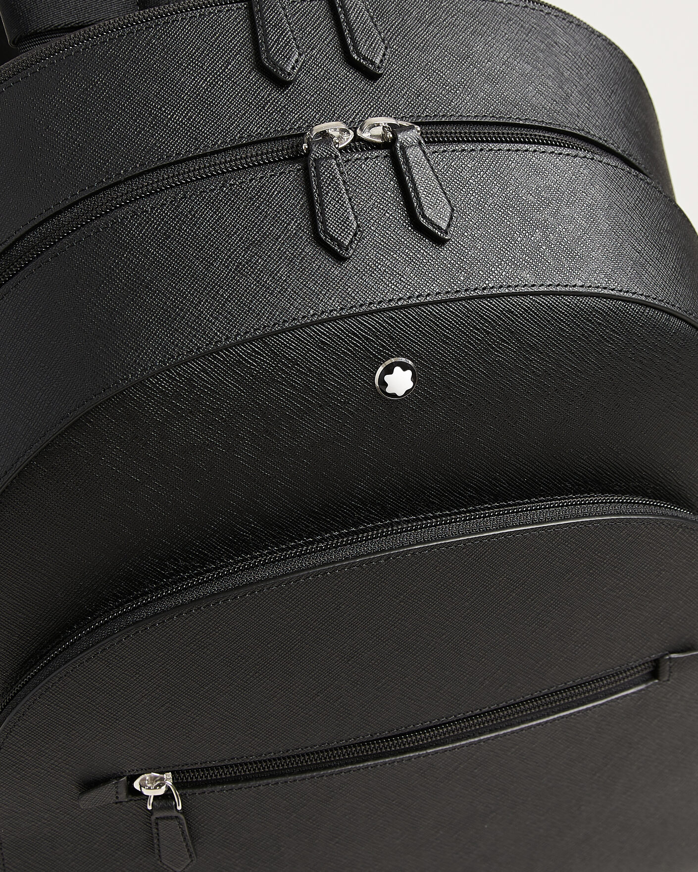 Heren | Montblanc Sartorial Large Backpack 3 Compartments Black | Montblanc | Sartorial Large Backpack 3 Compartments Black